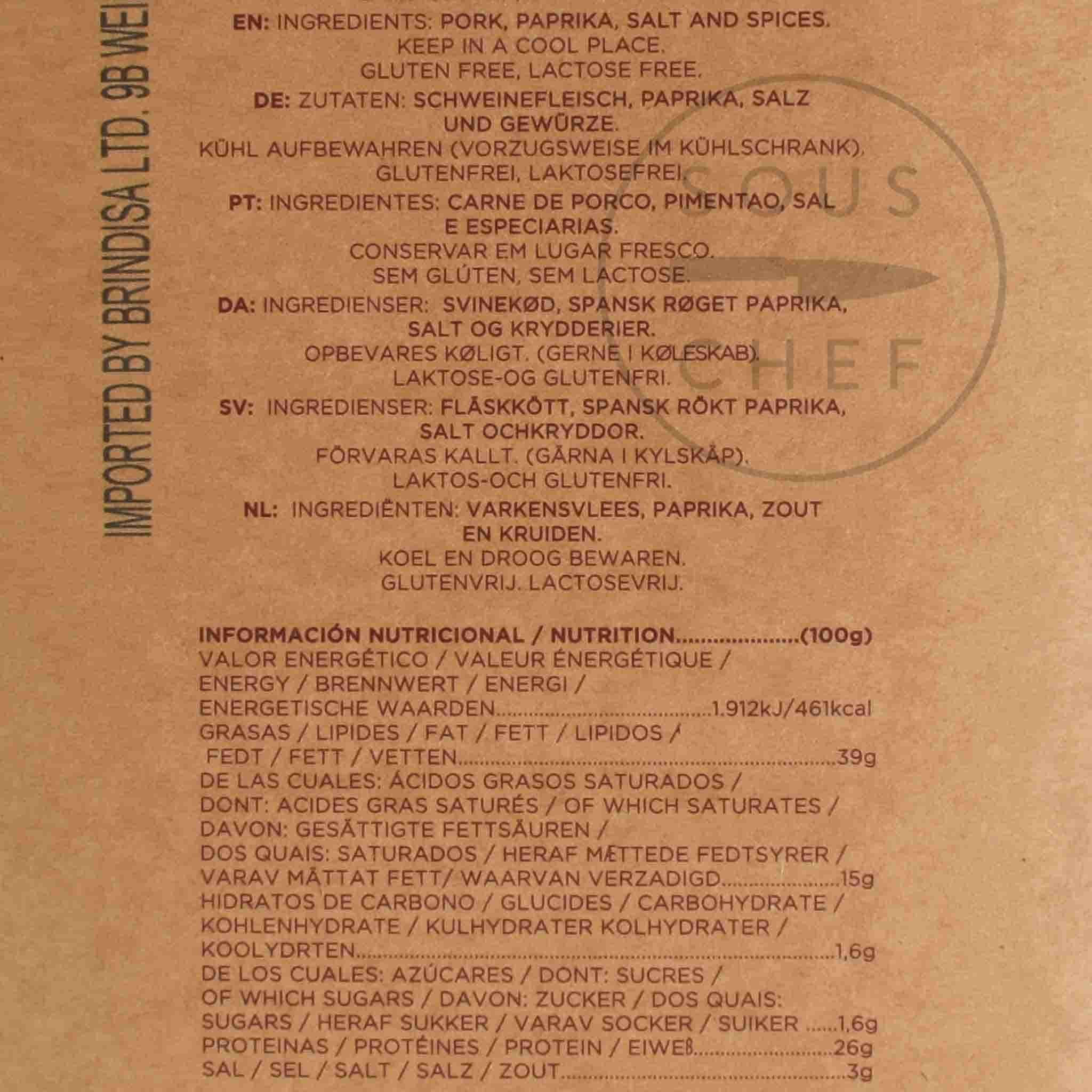 Alejandro Magno Chorizo Slices, 100g - Image 2