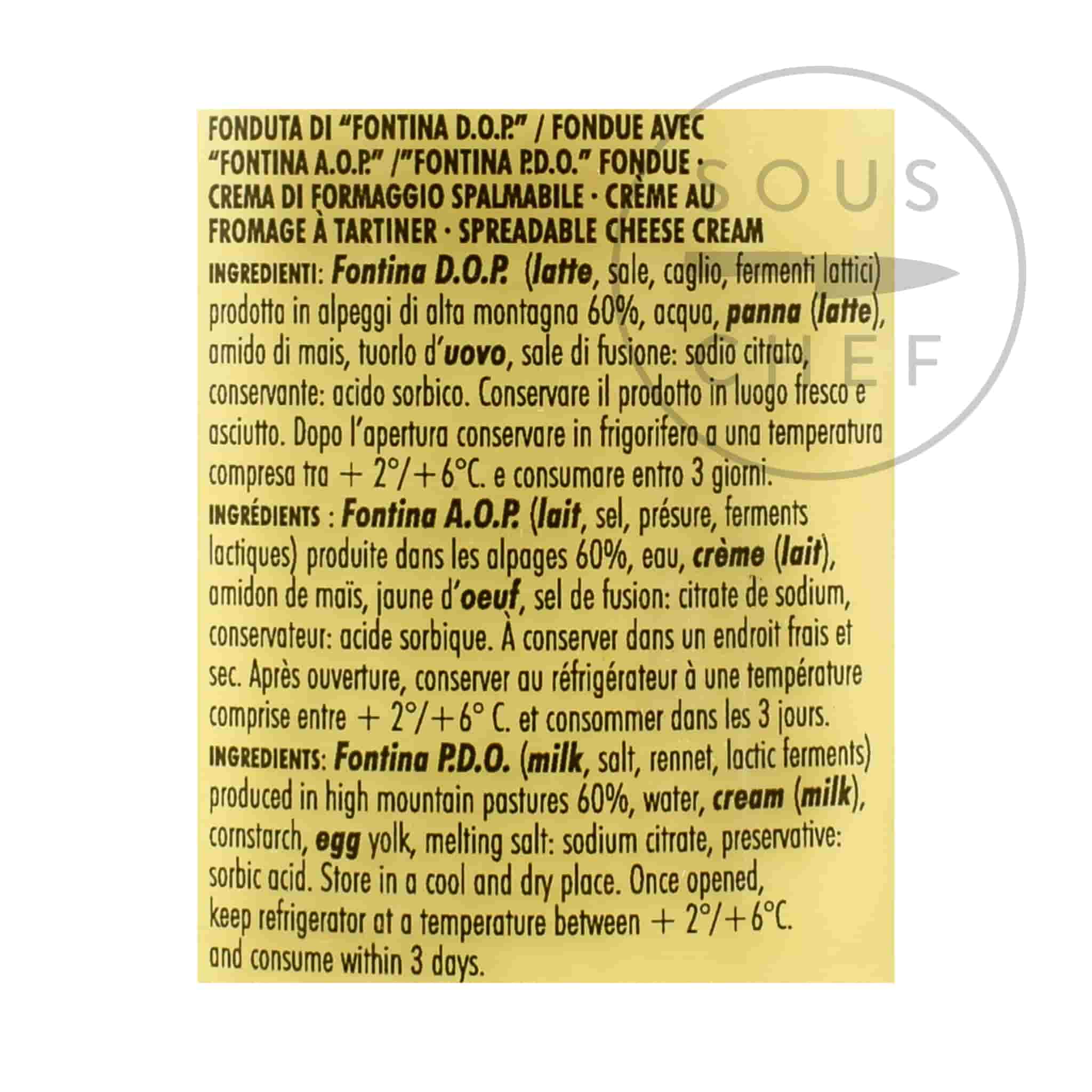 Alpenzu Fondue With Fontina PDO Cheese, 230g - Image 2