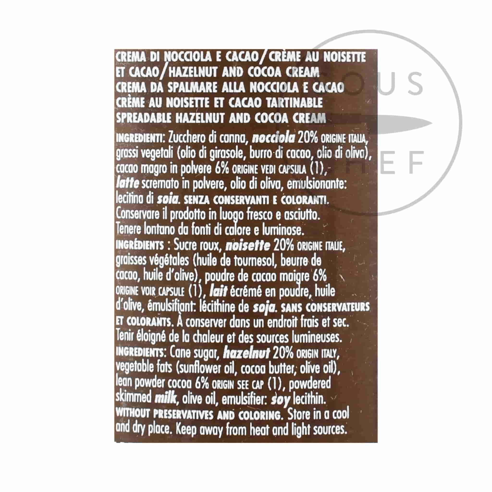 Short Dated Alpenzu Hazelnut and Cocoa Cream, Palm Oil Free, 250g - Image 2