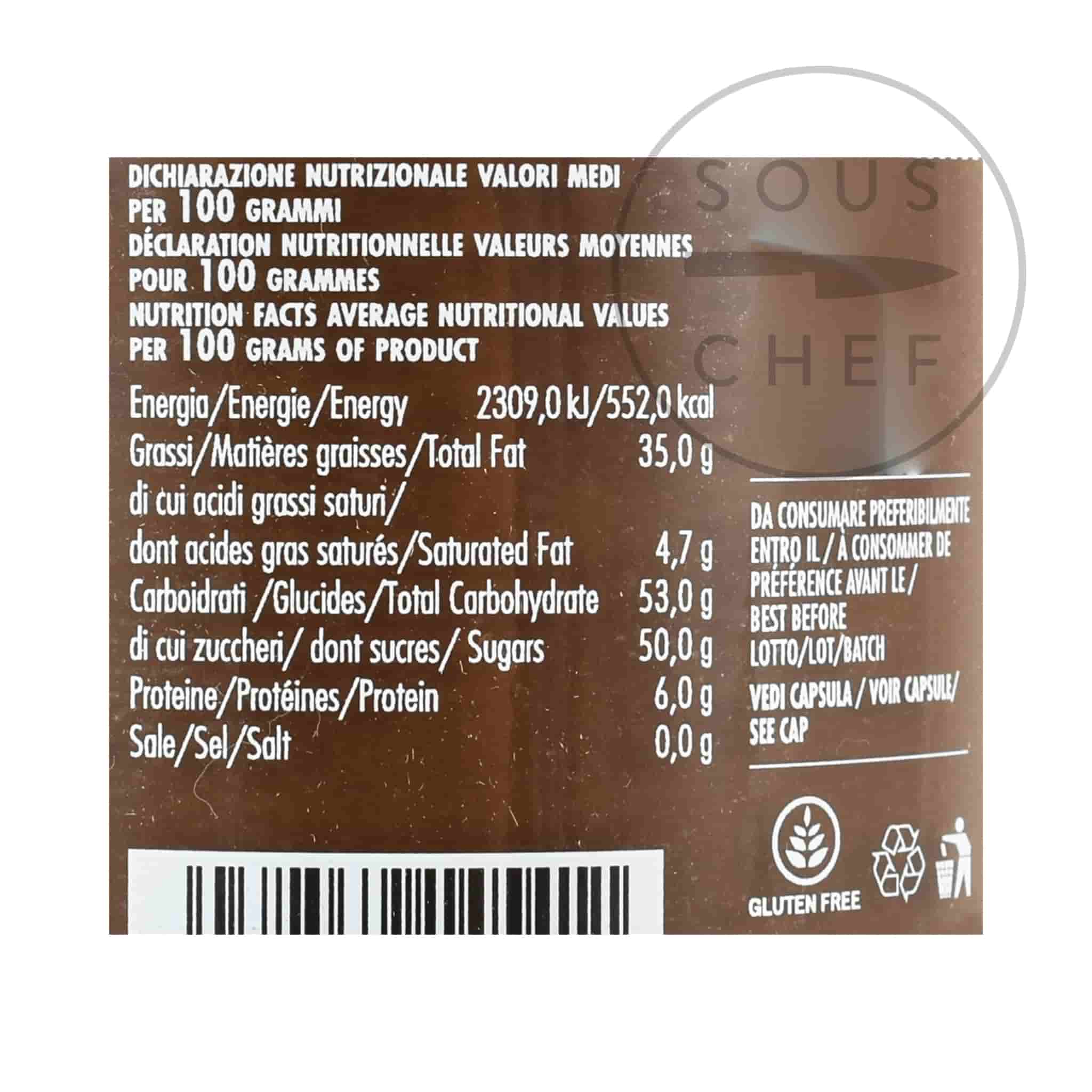 Short Dated Alpenzu Hazelnut and Cocoa Cream, Palm Oil Free, 250g - Image 3