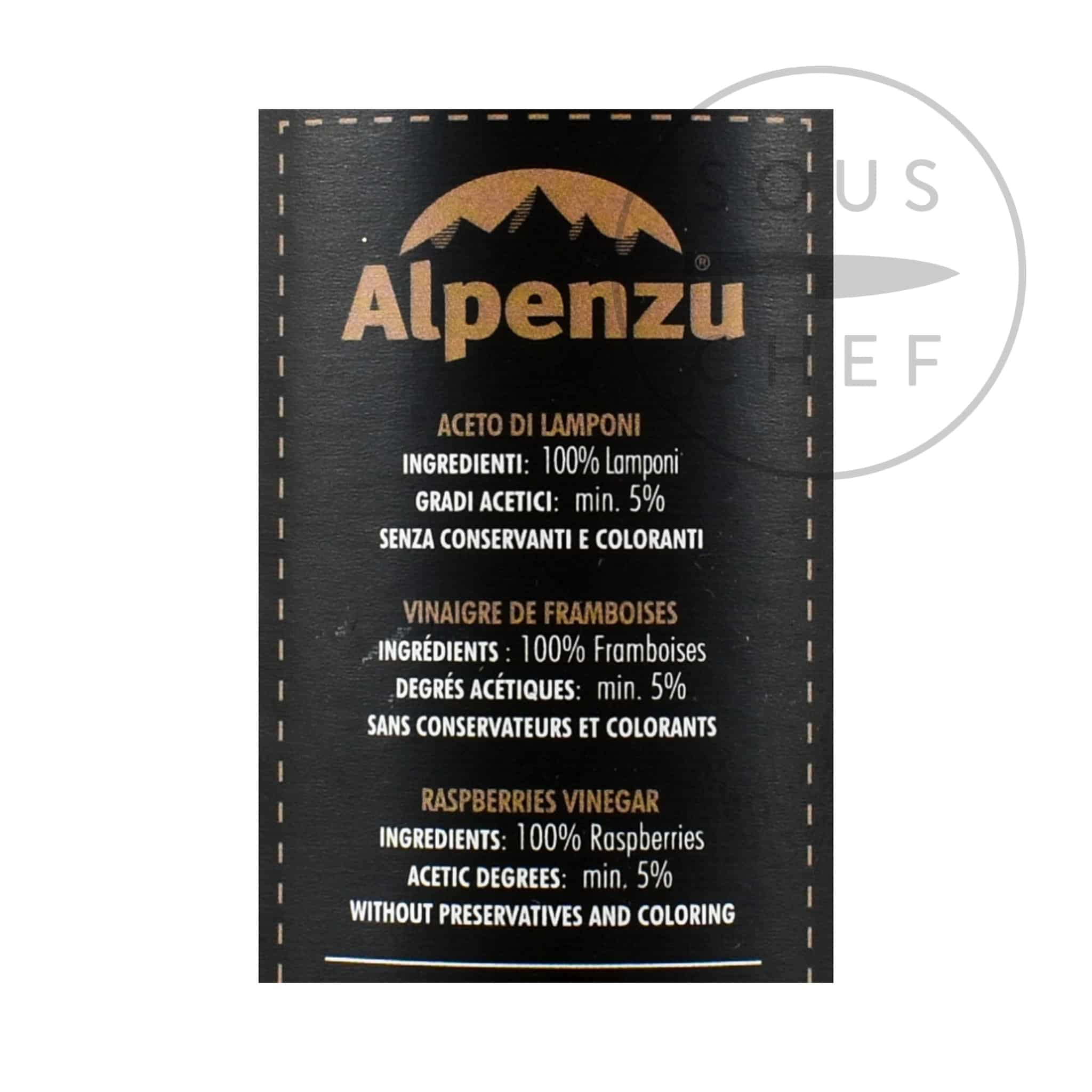 Alpenzu Raspberry Vinegar, 250g - Image 2