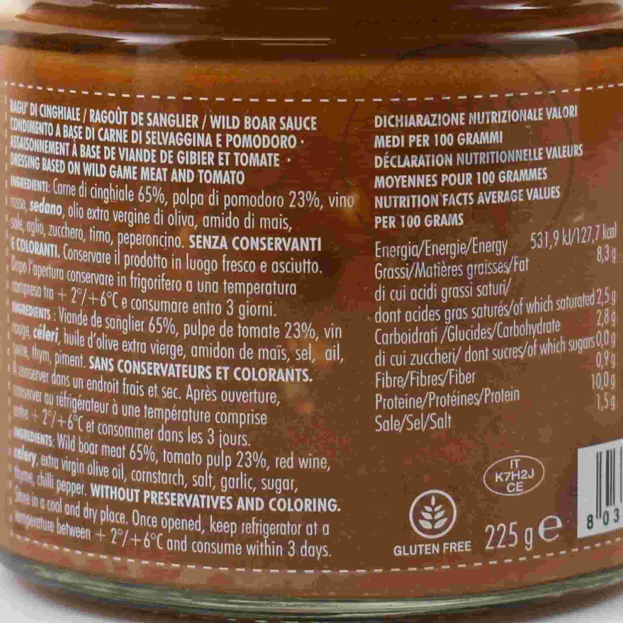 Alpenzu Wild Boar Ragu, 225g - Image 2