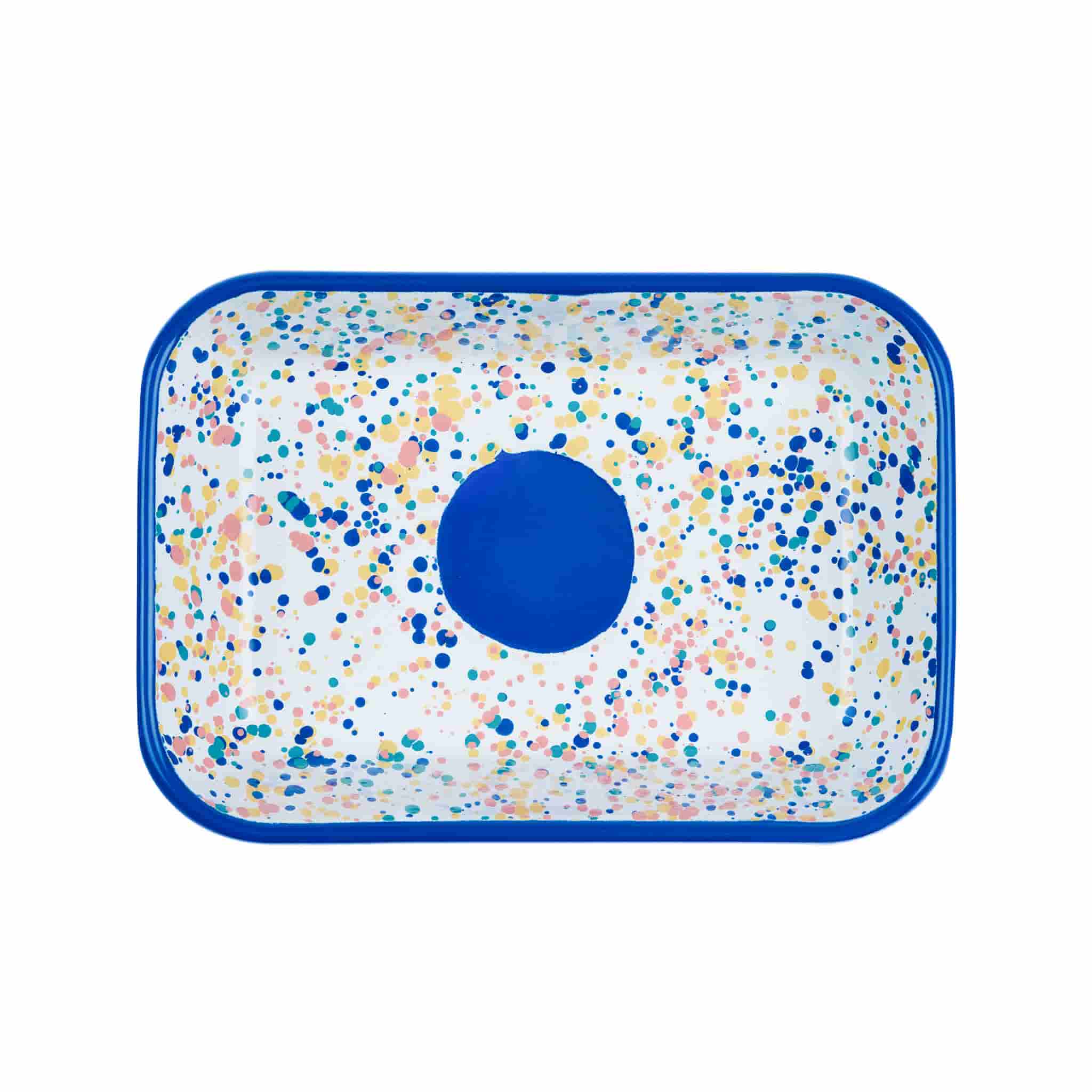 Blue Dot Enamel Roasting & Serving Dish - Image 2