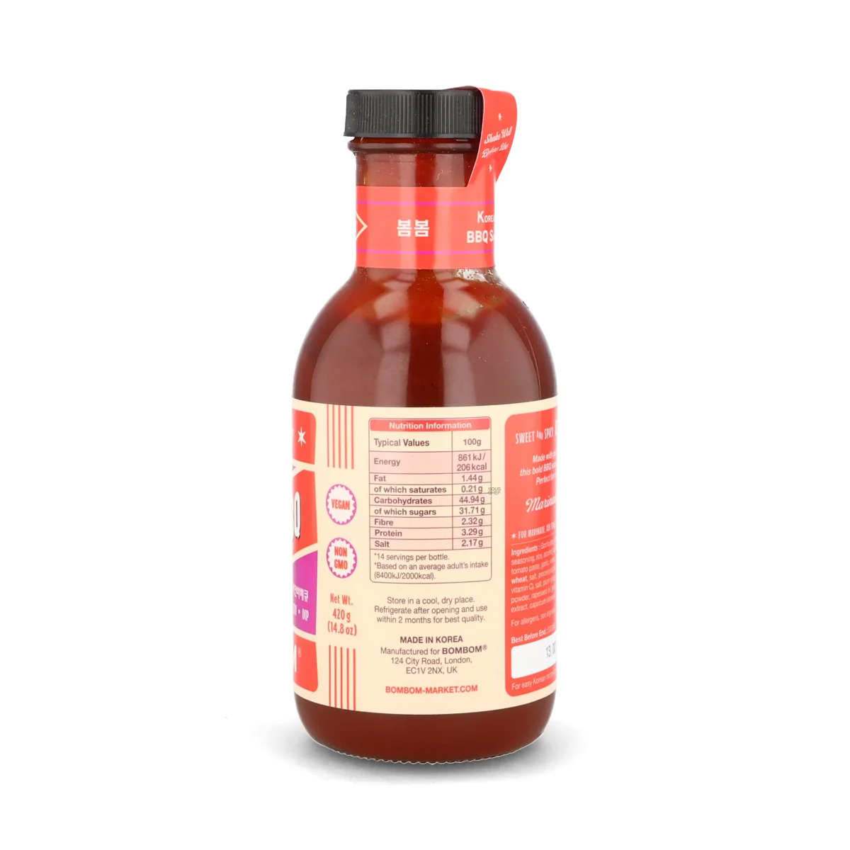 Bombom Korean BBQ Sweet and Spicy Sauce, 420g - Image 3