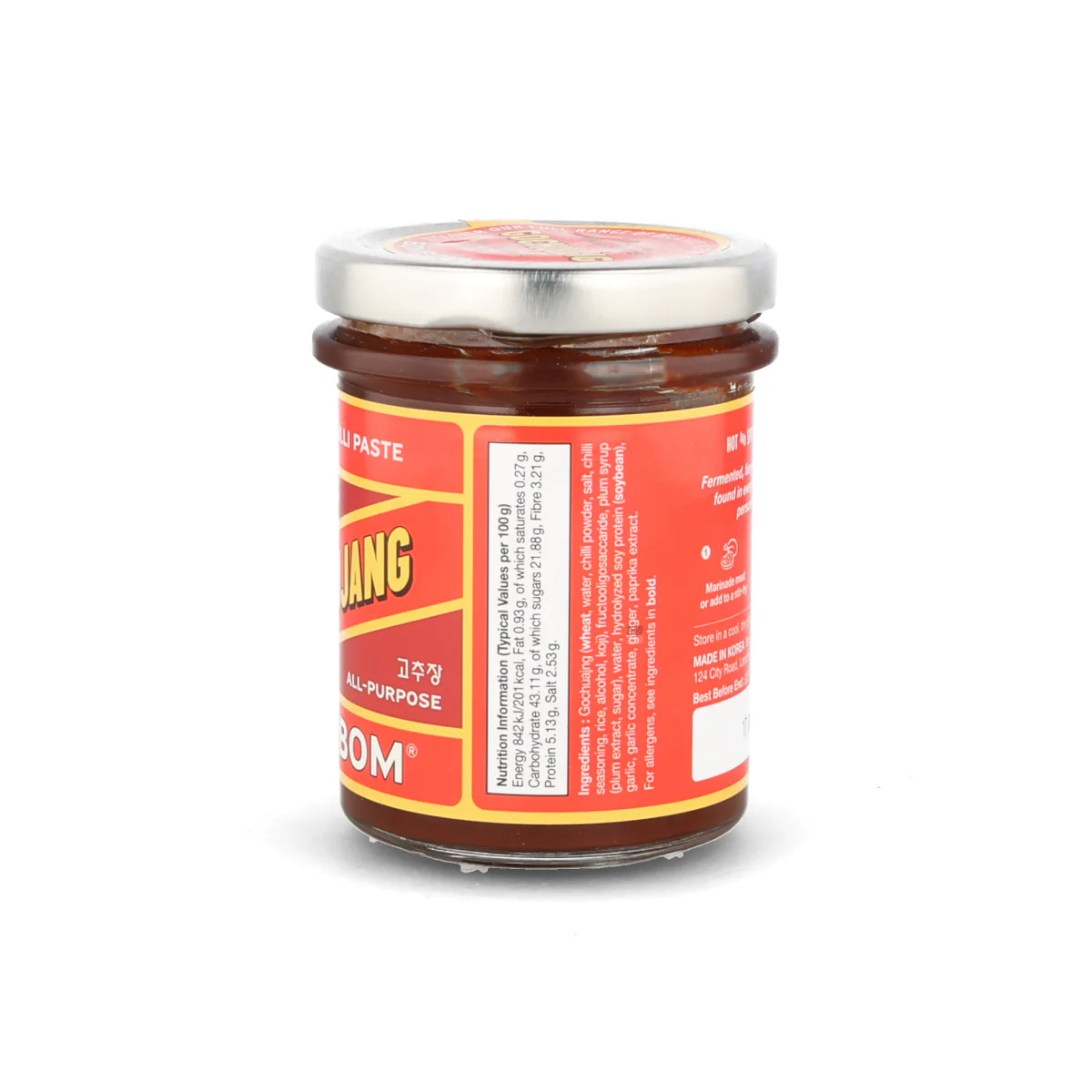 Bombom Korean Gochujang Hot Sauce, 210g - Image 2
