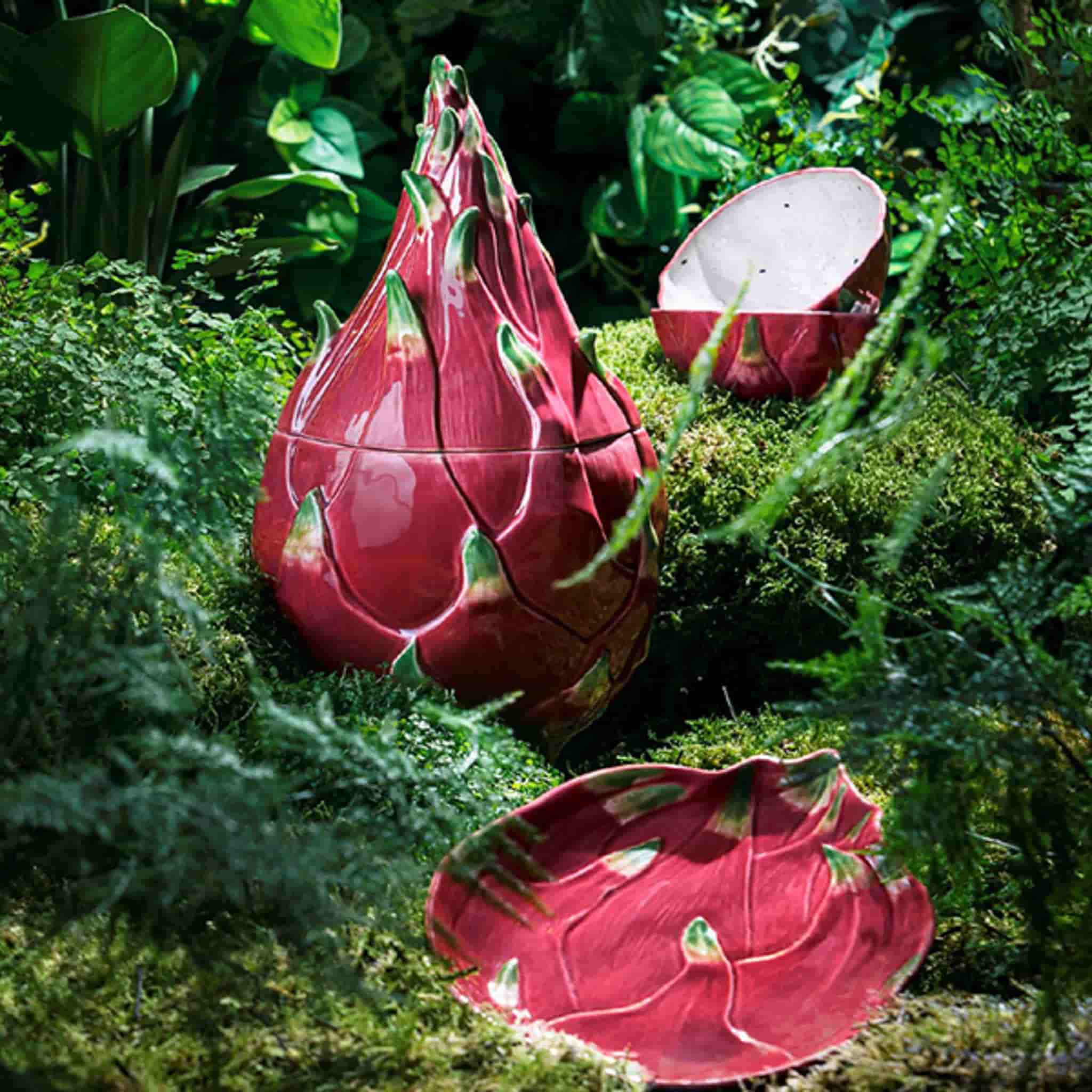 Bordallo Pinheiro Tropical Fruits Dragon Fruit Small Bowl, 14x14cm - Image 4