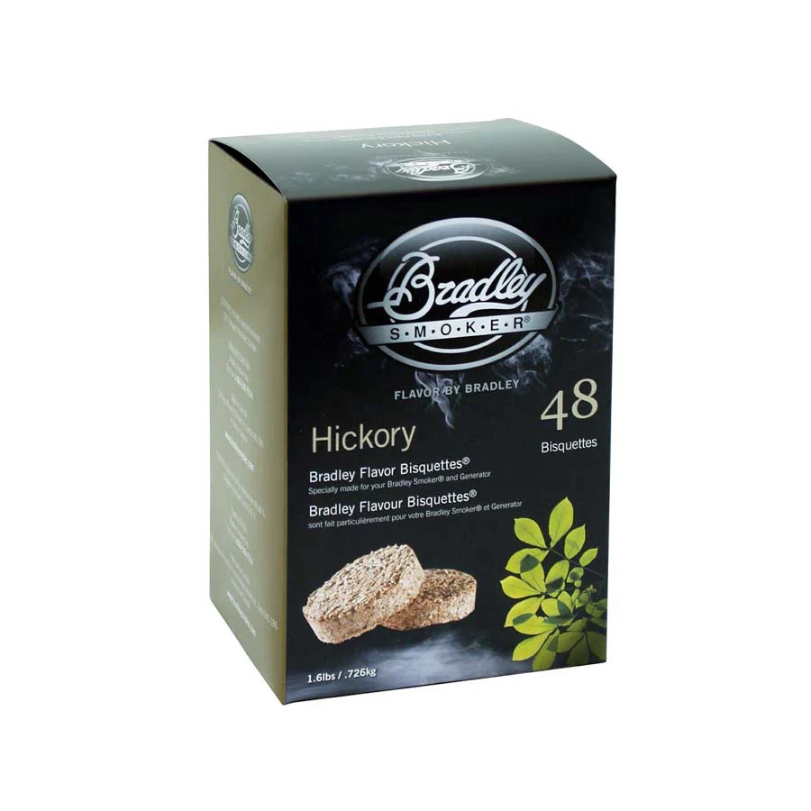 Bradley Hickory Bisquettes Pack of 48