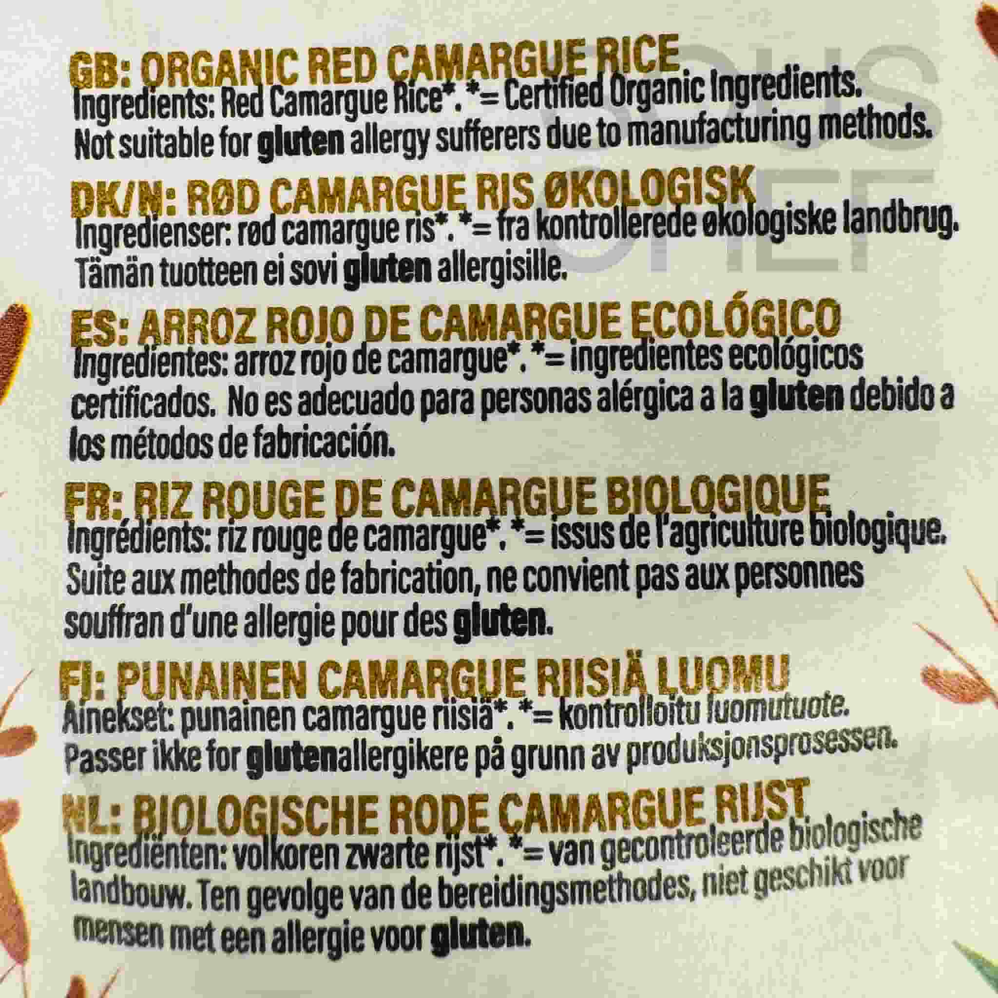 Organic Camargue Red Rice, 500g - Image 3