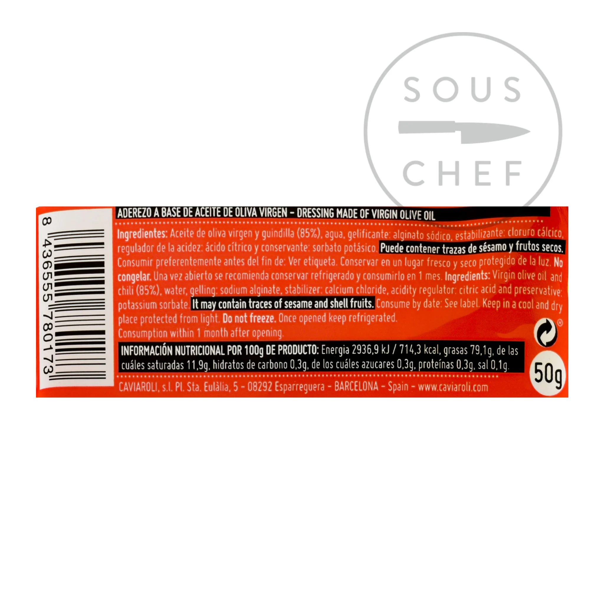 Caviaroli Chilli Oil Pearls, 50g - Image 2