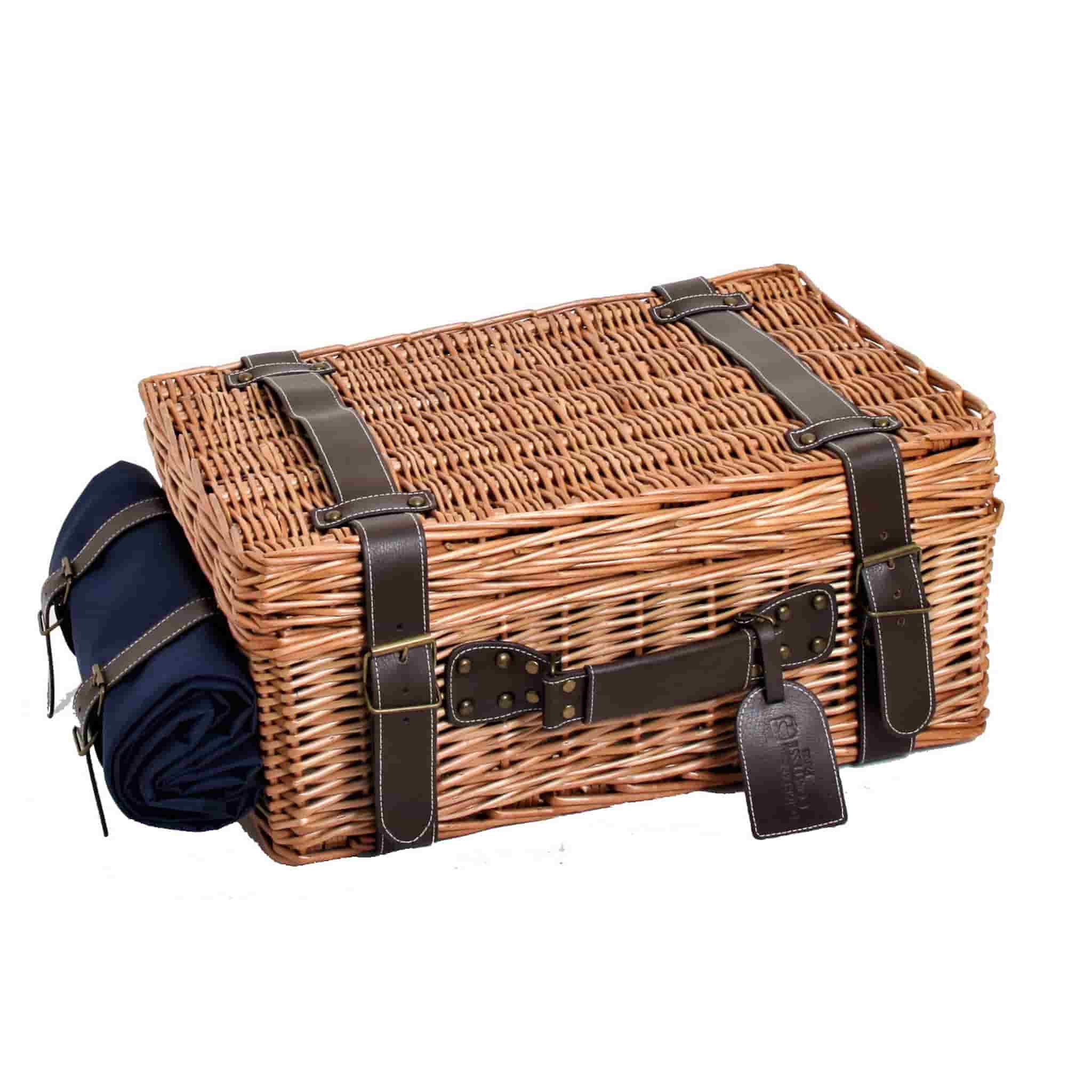 Champs-Elysees Navy Picnic Hamper - Image 5