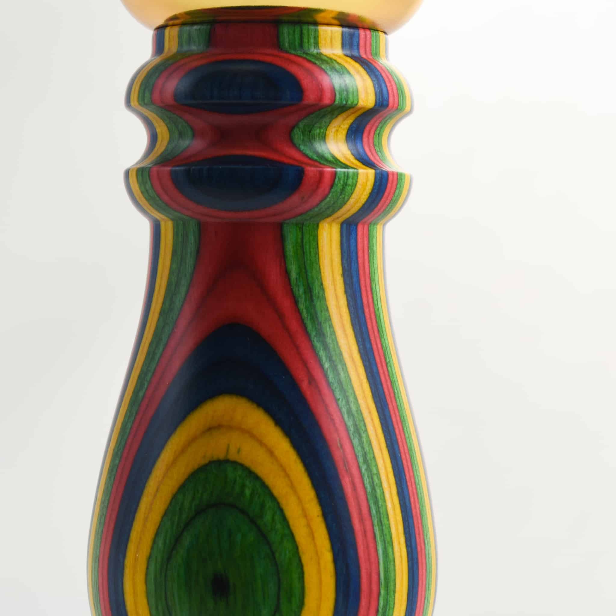 Chiarugi Rainbow Stripe Pepper Mill, 28cm - Image 2