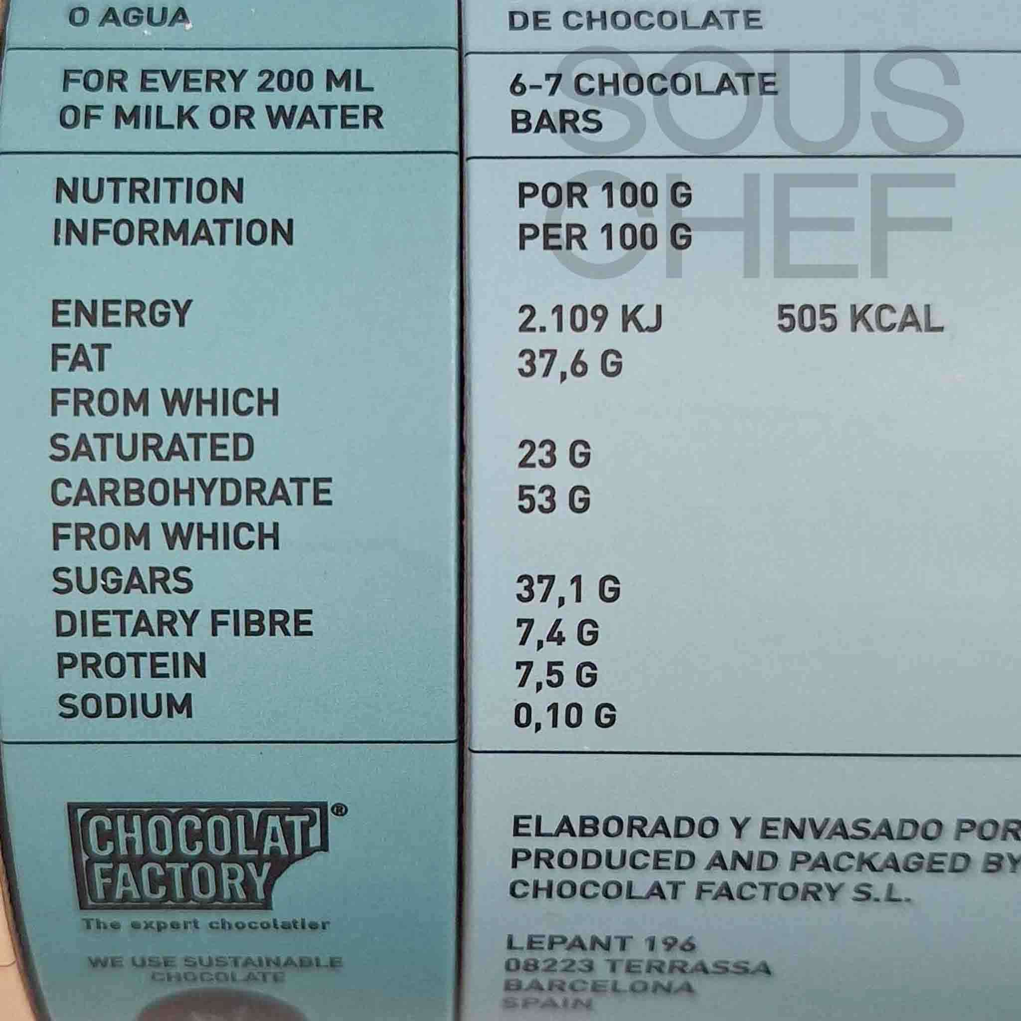 Chocolat Factory Creamy Milk Hot Chocolate, 300g - Image 3