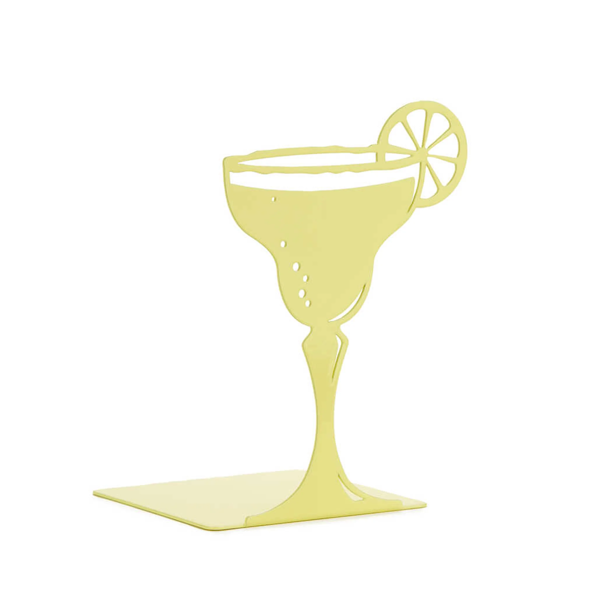Cocktail Metal Bookend