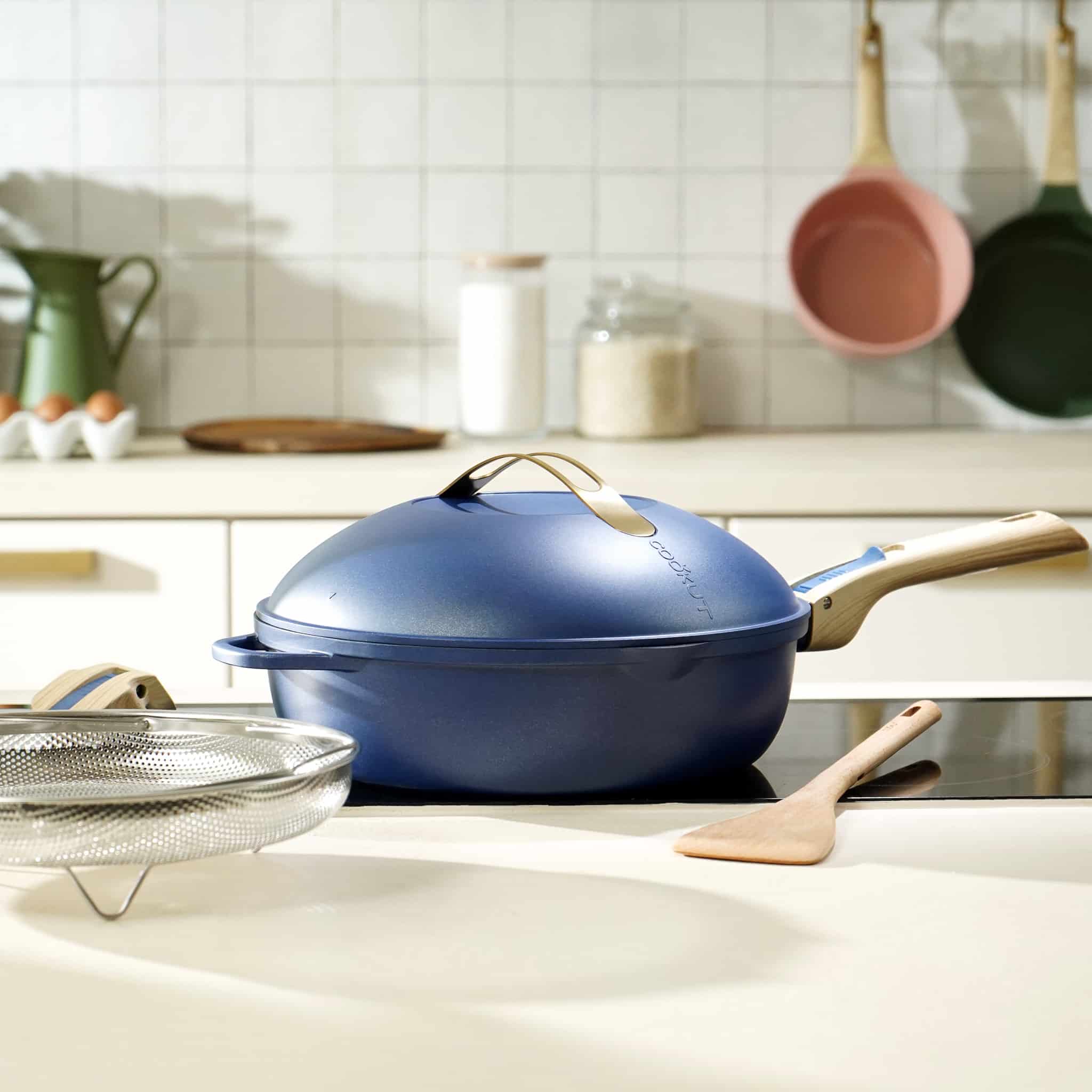 Cookut Lightweight Non-Stick Blue Fabulous Pan, 28cm, BPA-Free - Image 3