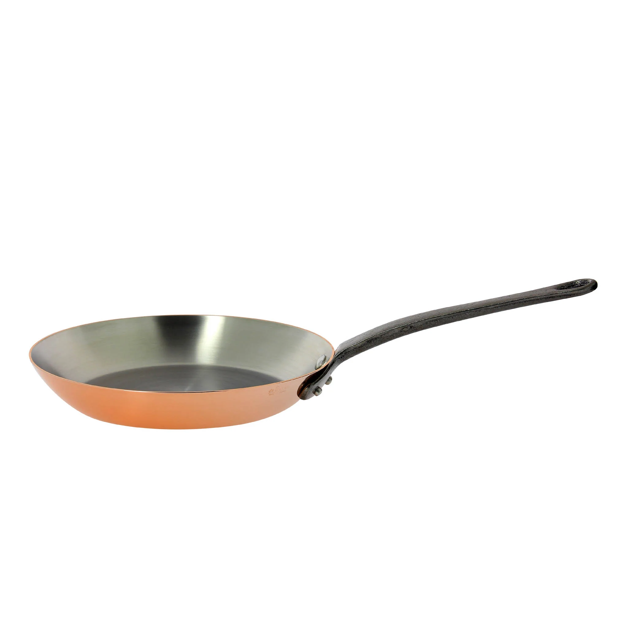 De Buyer Prima Matera Induction-Compatible Copper Frying Pan