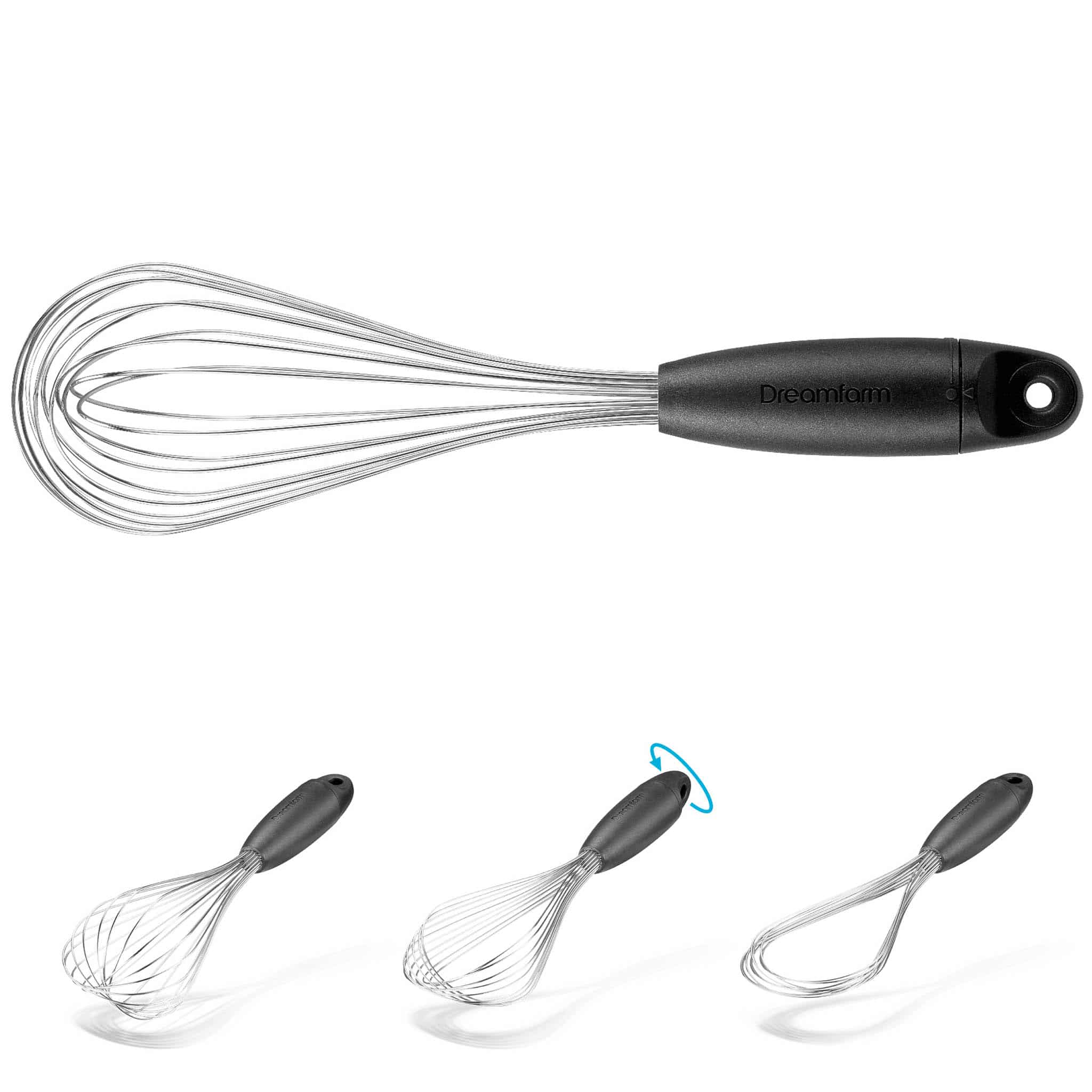 Dreamfarm Black Flisk Folding Whisk - Image 2