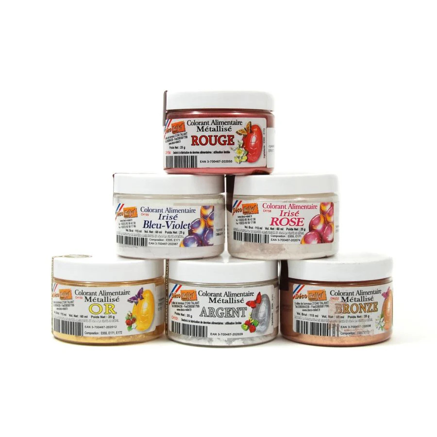 Deco Relief Edible Metallic Sparkling Silver Powder Food Colour, 25g - Image 2