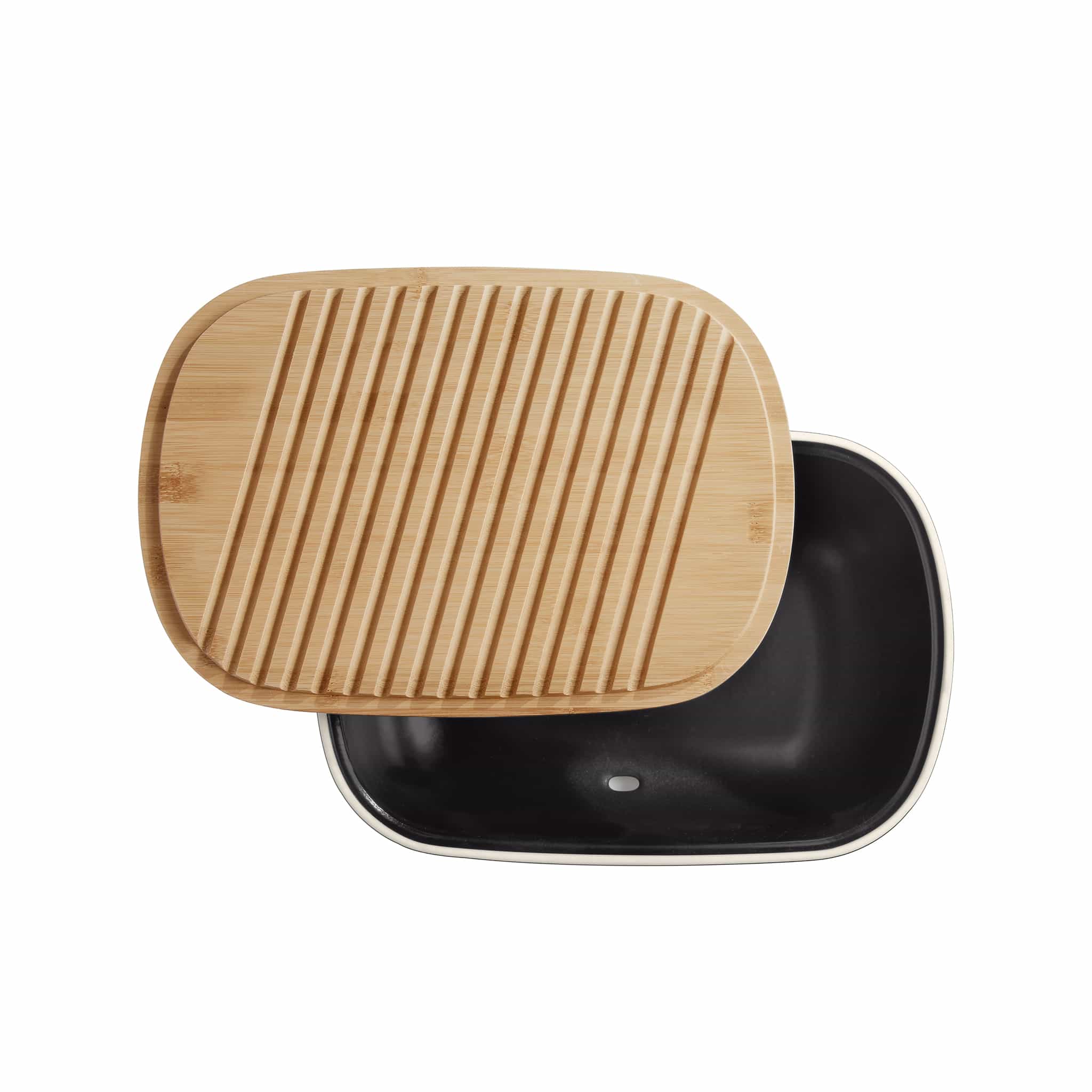 Emile Henry Black Bread Storage Box - Image 2