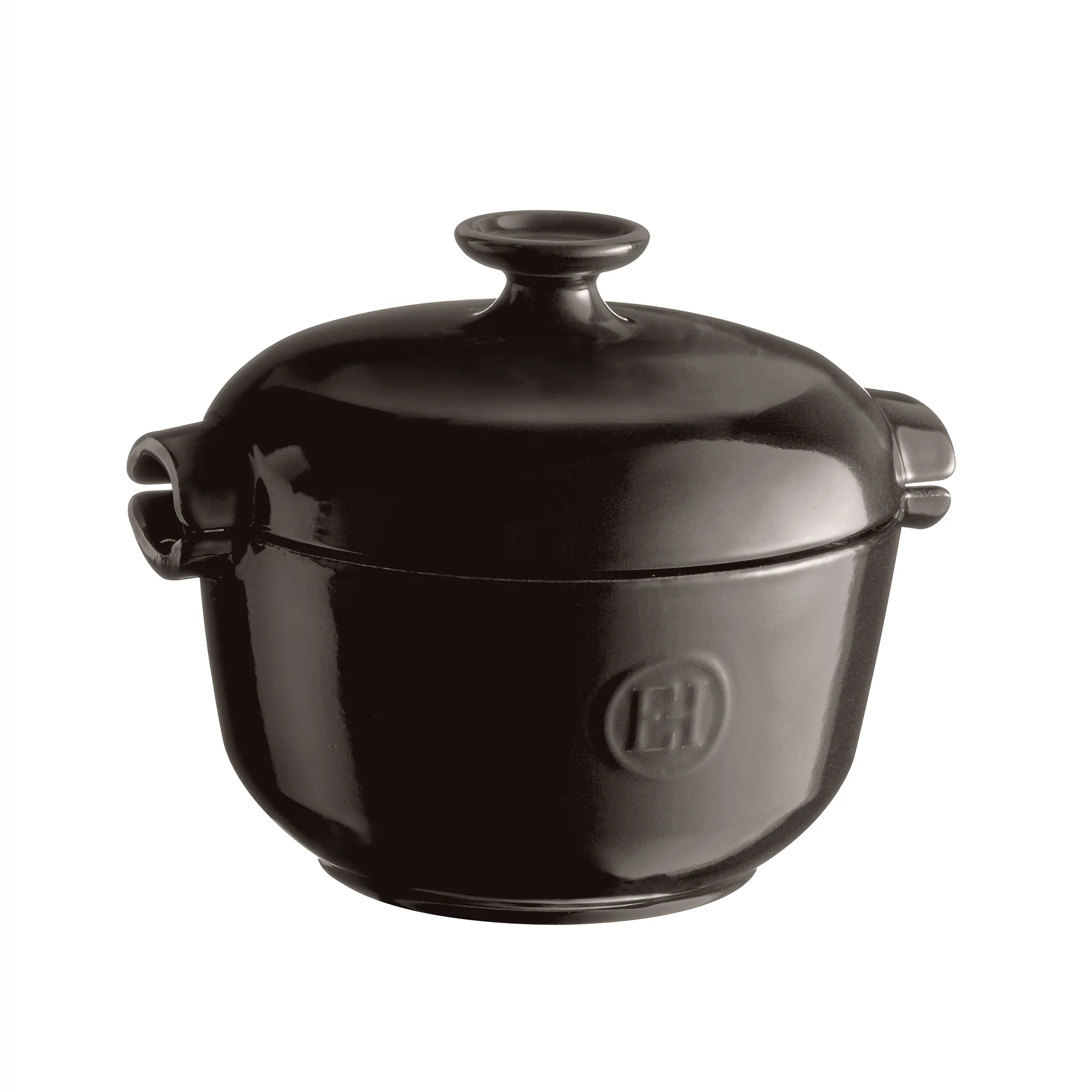 Emile Henry Black Rice Cooking Pot, 2.5 Litre