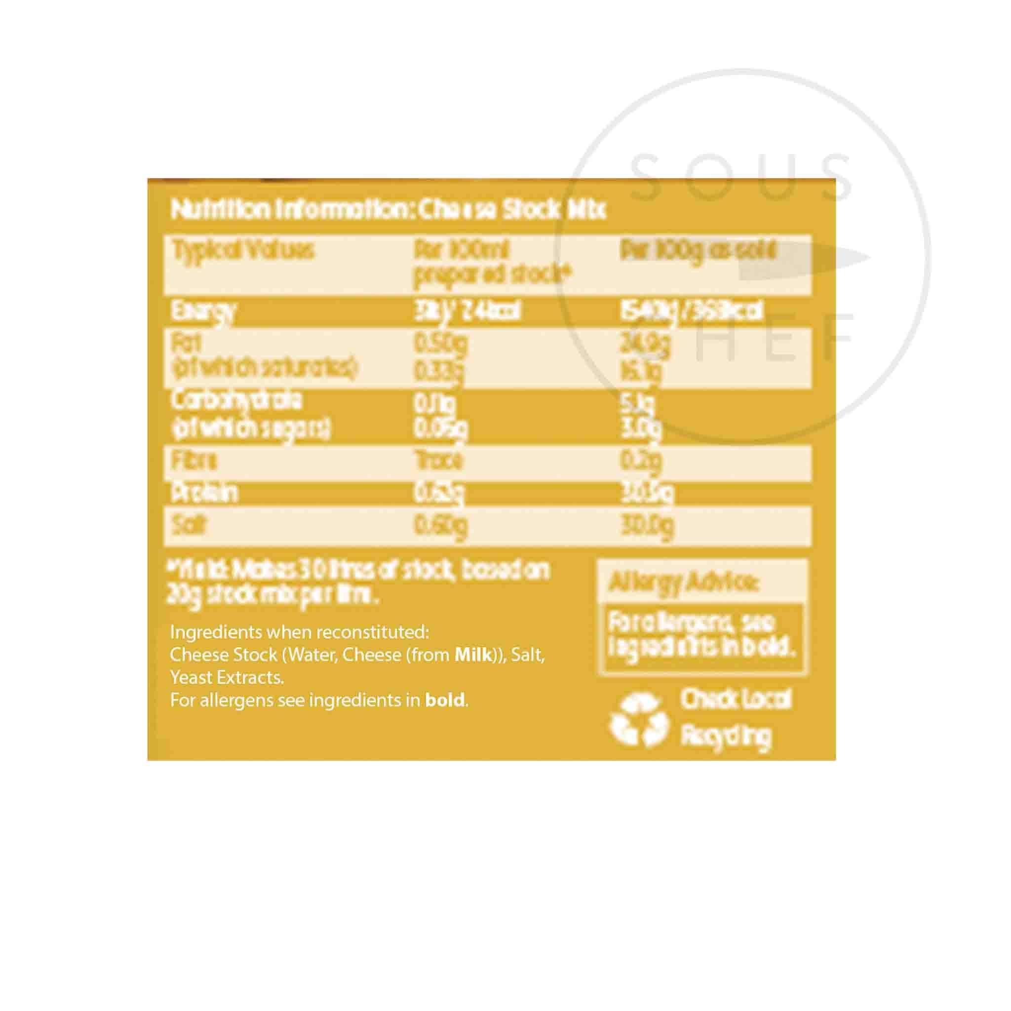 Essential Cuisine Cheese Stock Mix, 600g - Image 2