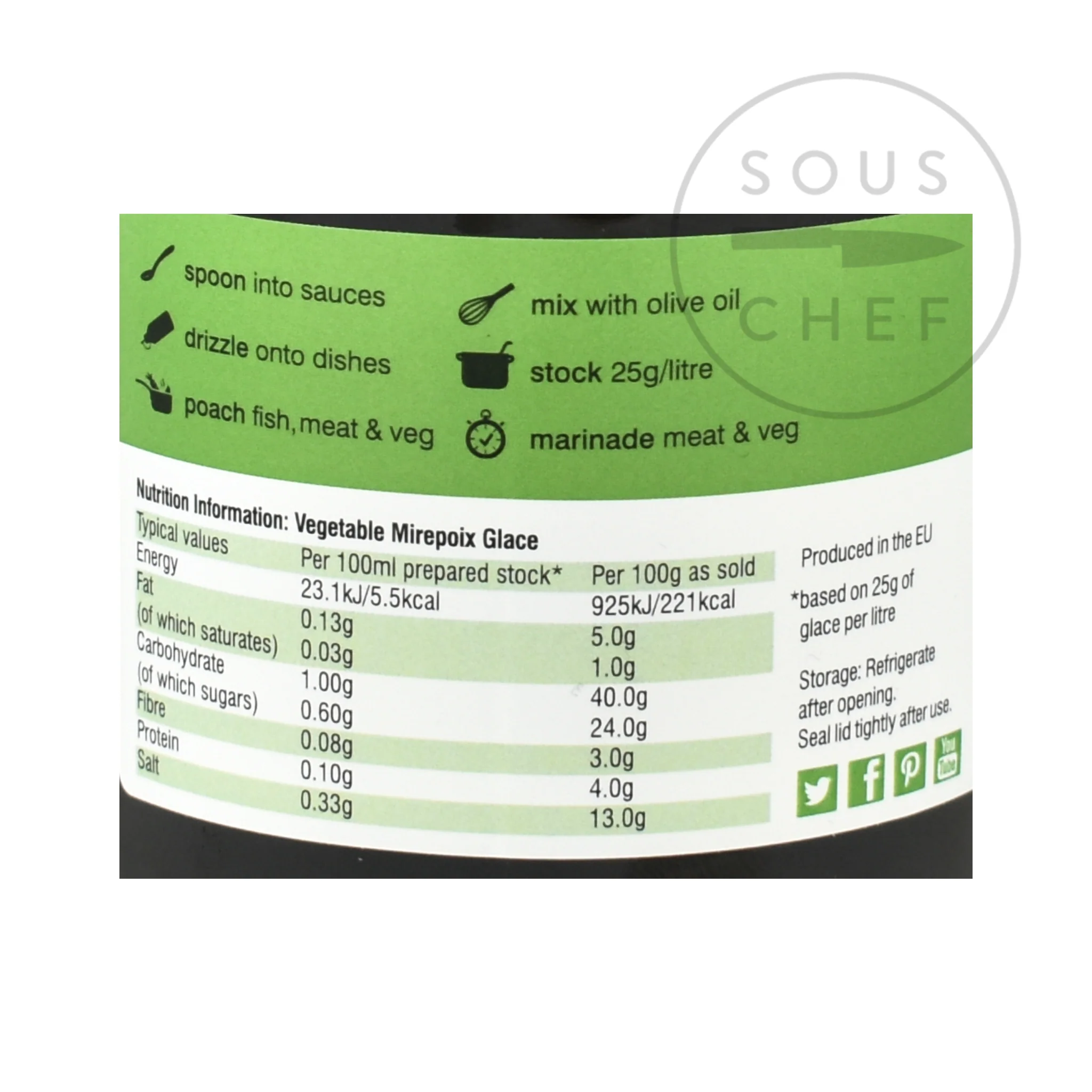 Essential Cuisine Vegetable Glace, 600g - Image 2