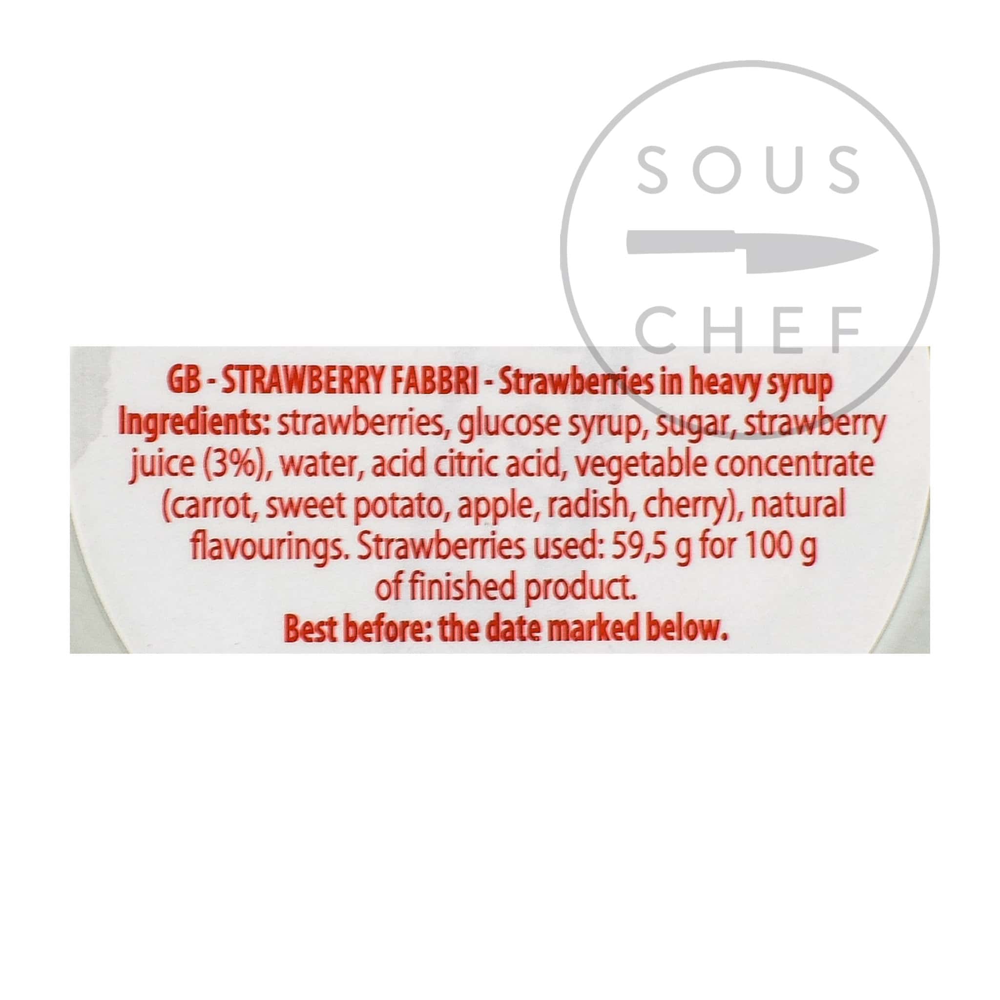 Fabbri Candied Strawberries in Syrup, 600g - Image 2