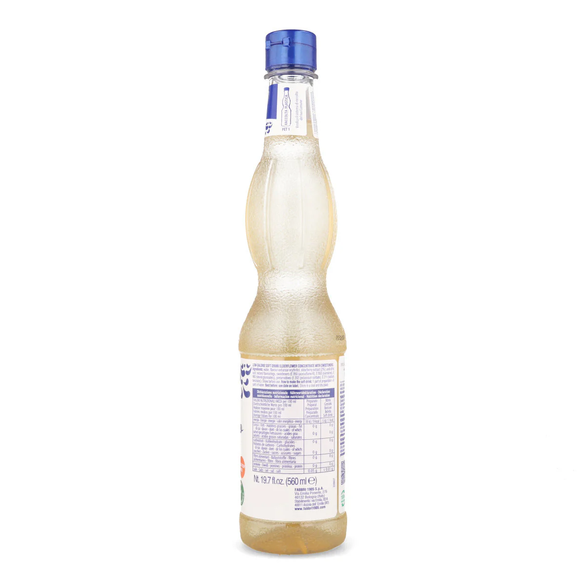 Fabbri Zero Elderflower Syrup, 560ml - Image 2