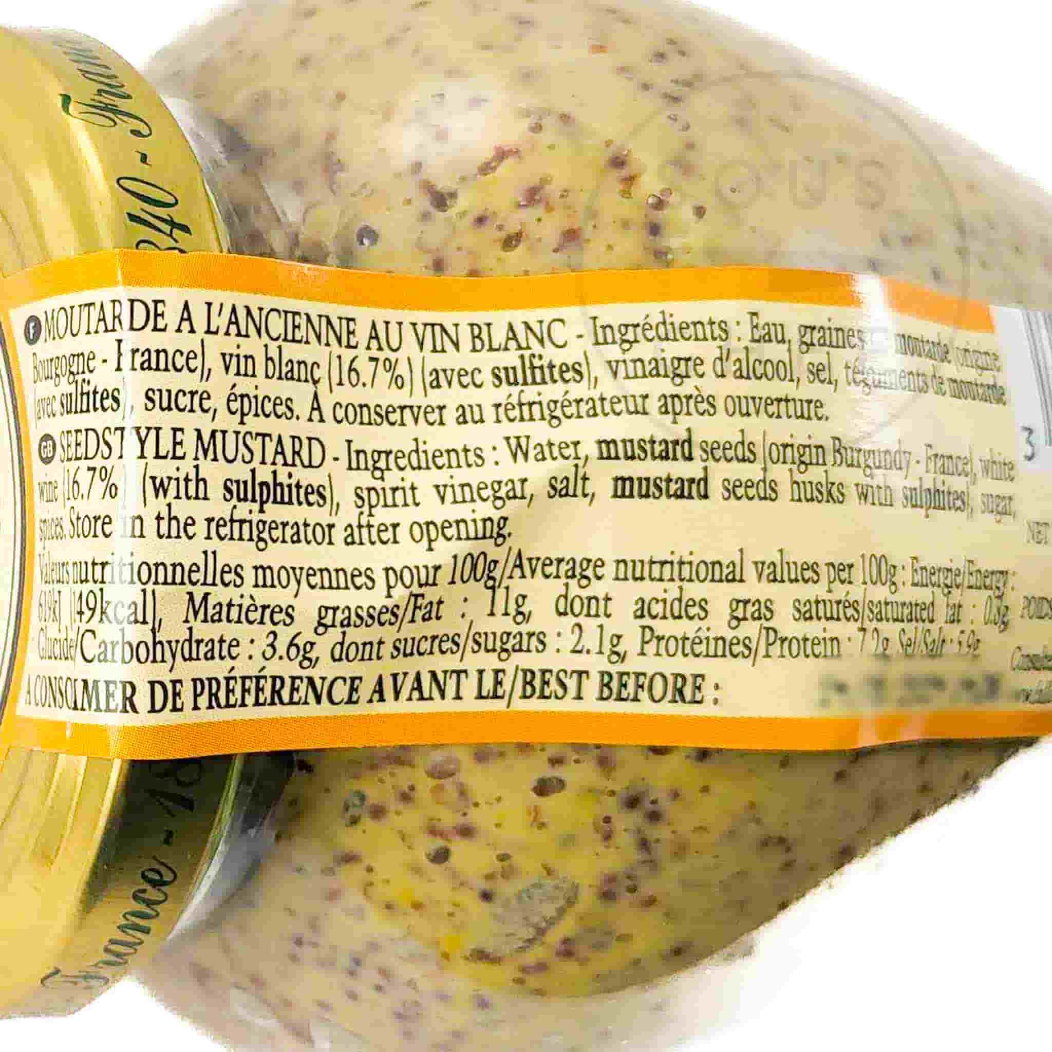 Fallot Wholegrain Mustard, 305g - Image 2