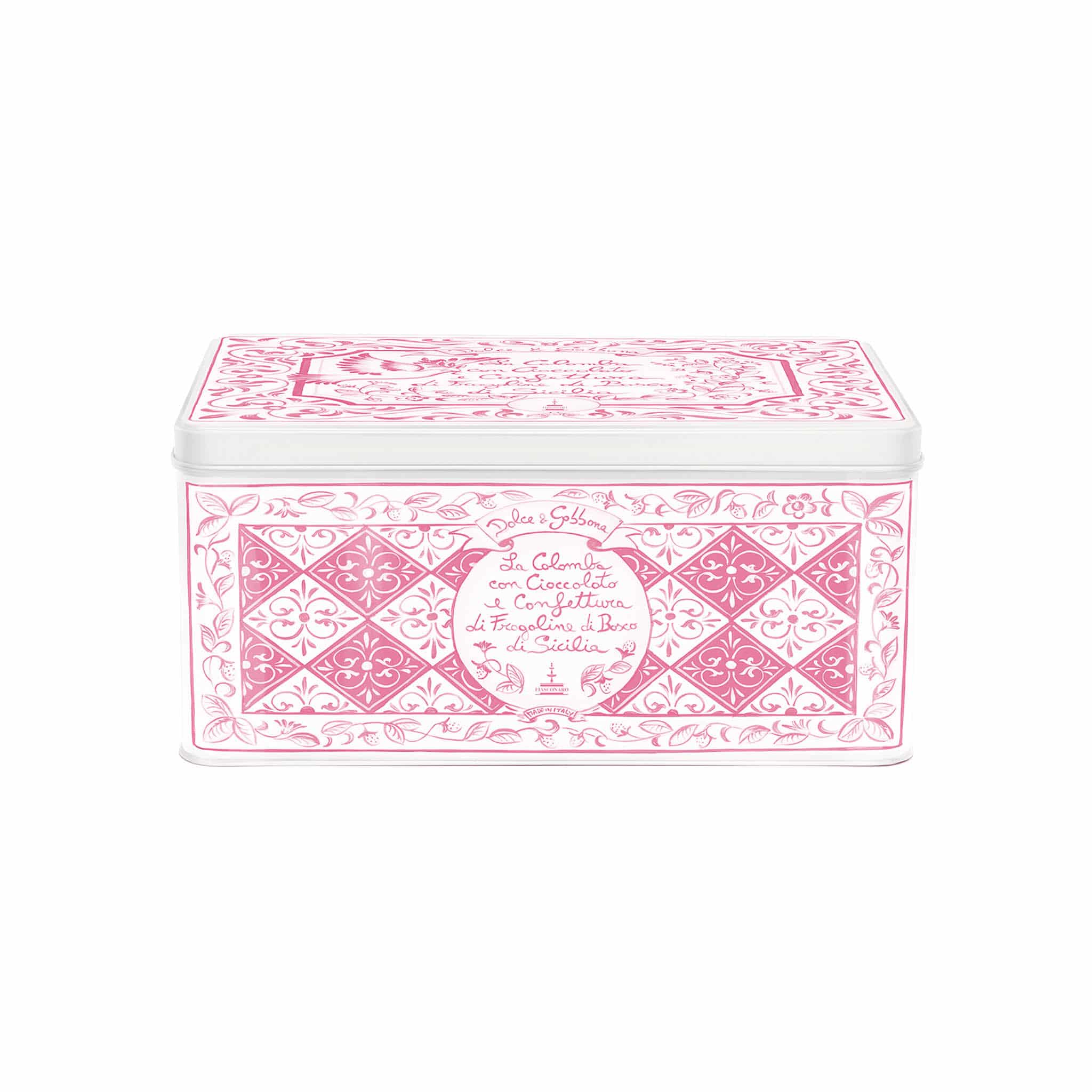 Fiasconaro x Dolce & Gabbana Strawberry & Chocolate Colomba Gift Tin, 1kg - Image 9