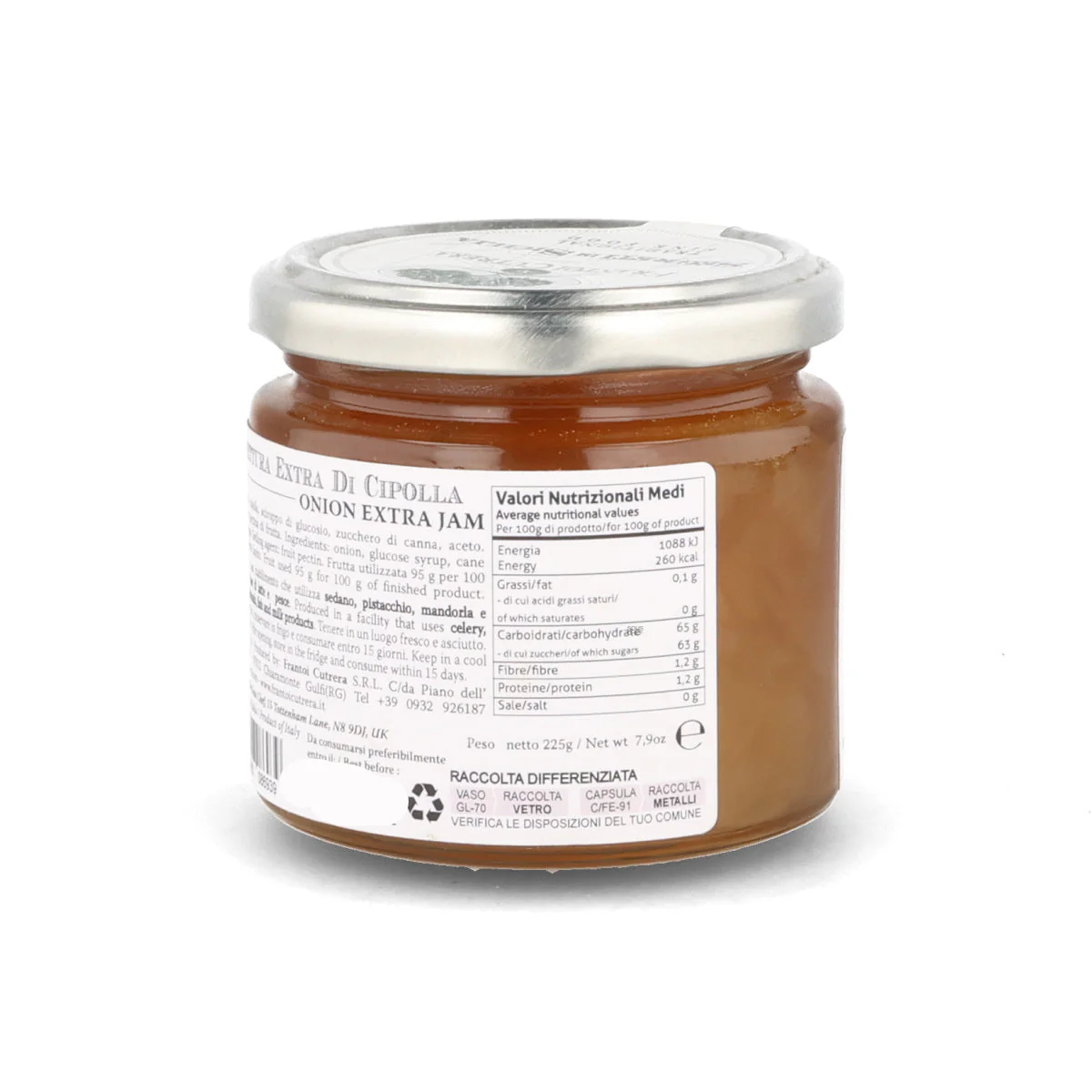 Frantoi Cutrera Onion Extra Jam, 225g - Image 3