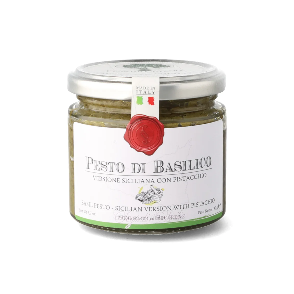 Frantoi Cutrera Sicilian Basil Pesto, 190g