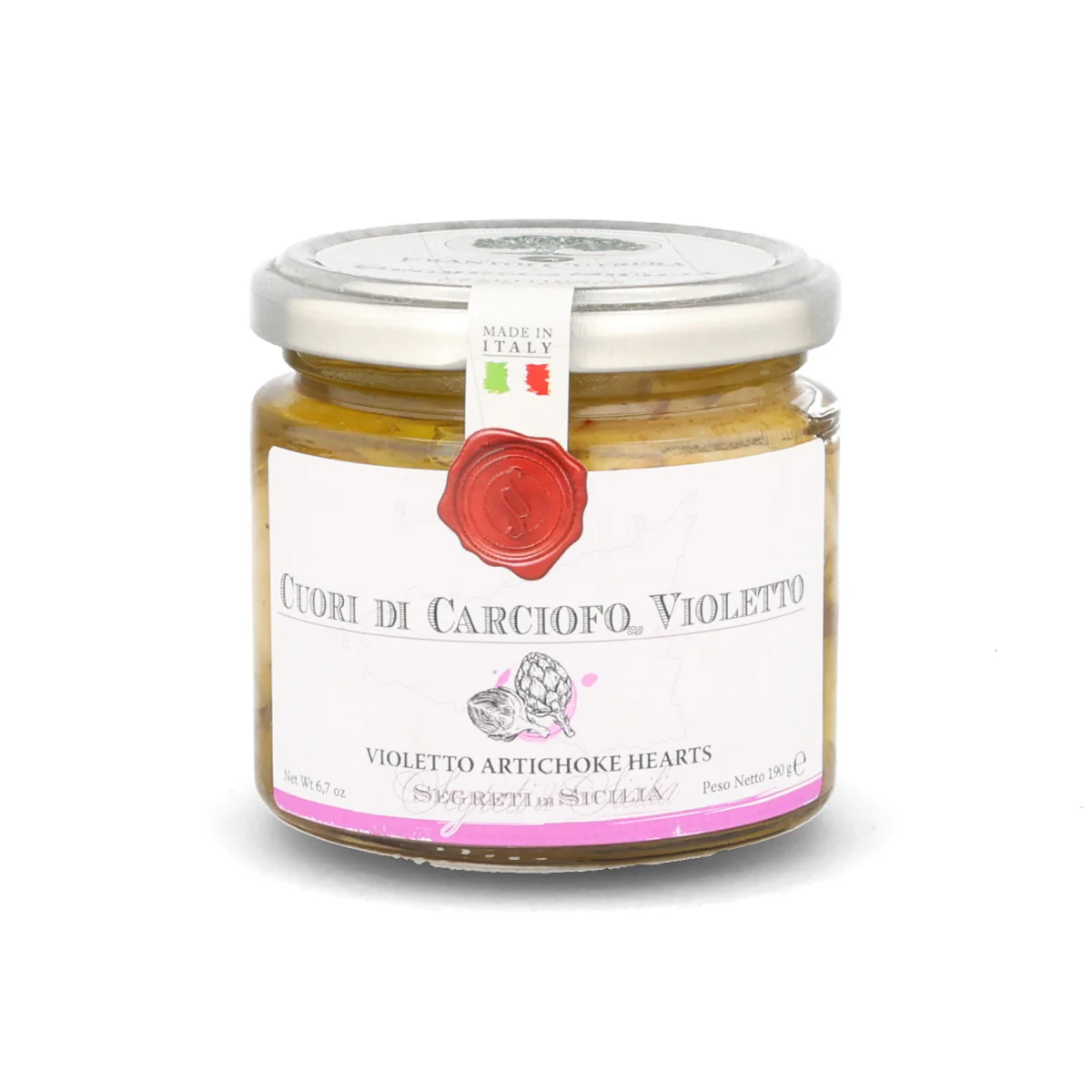 Frantoi Cutrera Violetto Artichoke Hearts, 190g