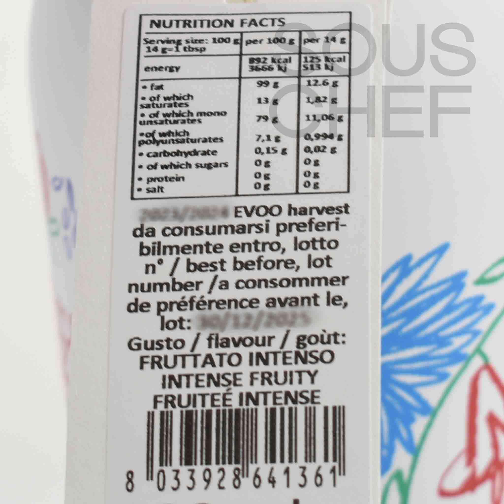 Frantoio Muraglia Flower Field Intense Coratina Extra Virgin Olive Oil, 500ml - Image 2