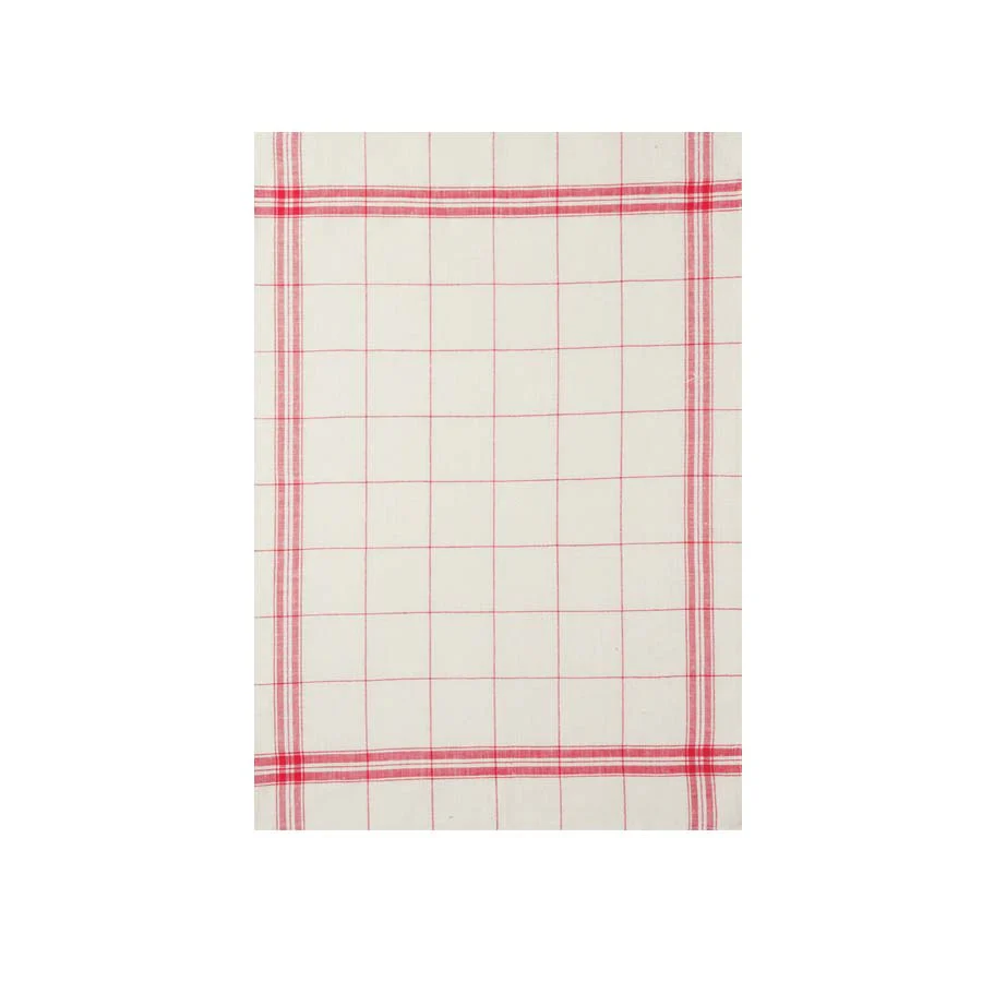French Linen Tea Towel - EGR Rouge