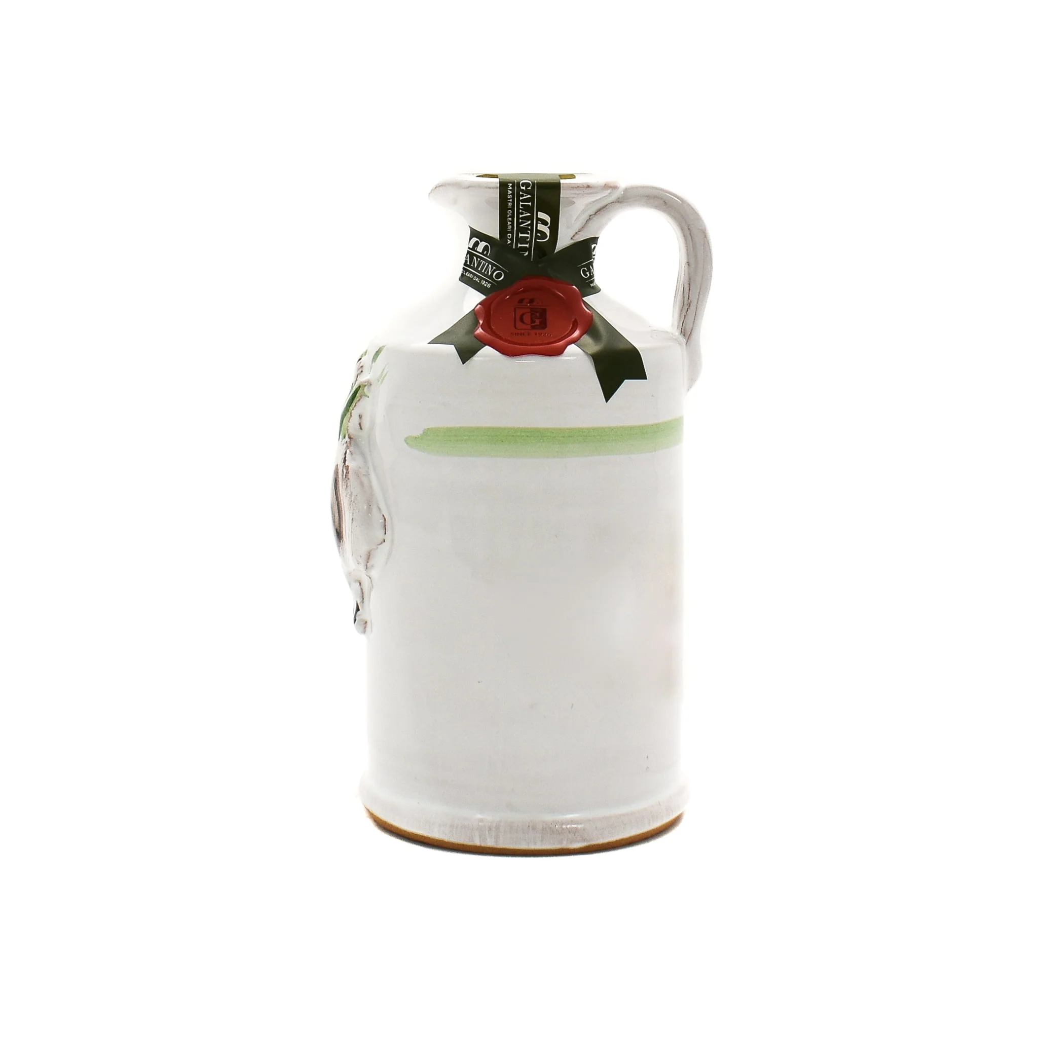 Puglian Olive Oil with Garlic in Terracotta Bottle, 250ml - Image 2