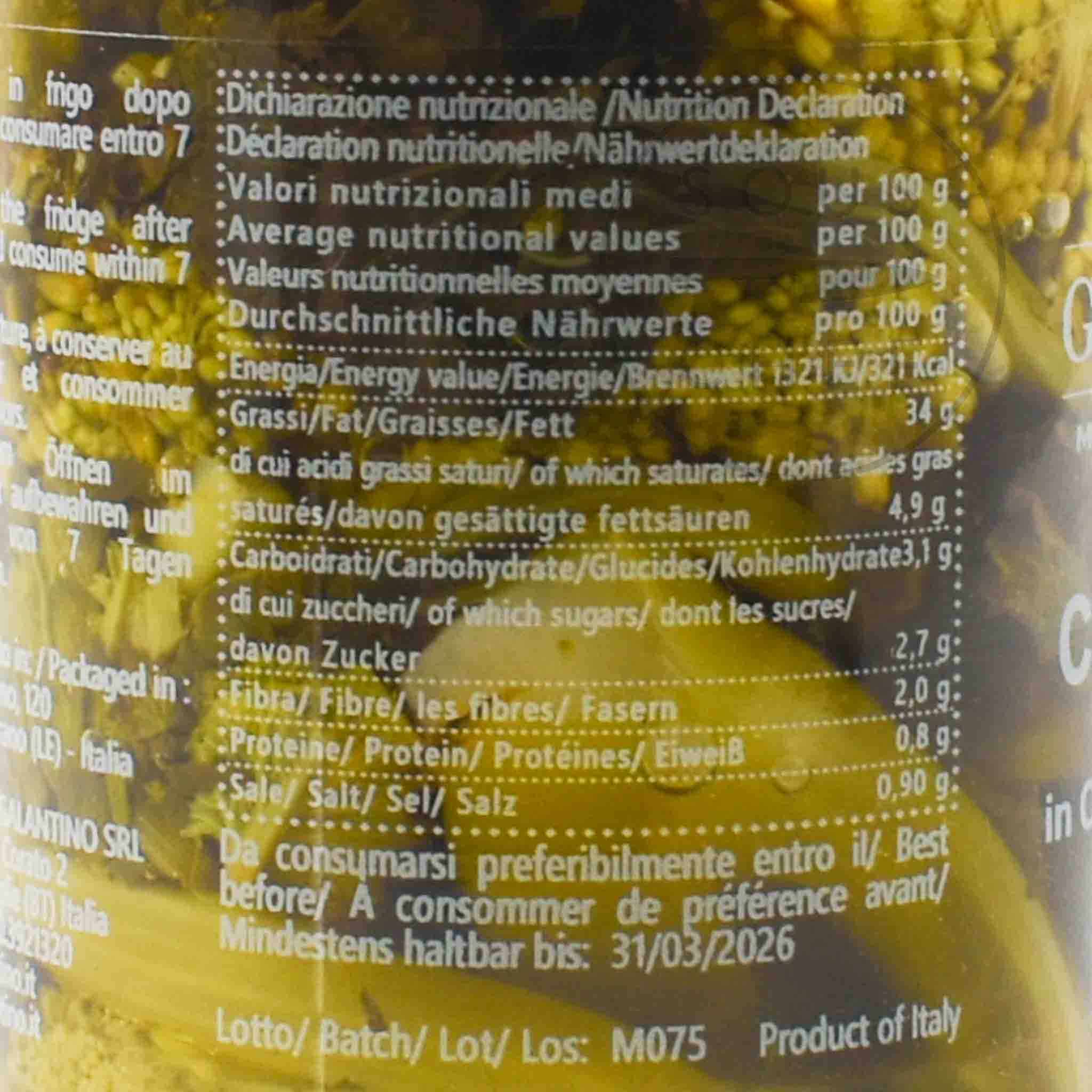 Galantino Turnip Tops (Cime di Rape) in Extra Virgin Olive Oil, 320g - Image 2