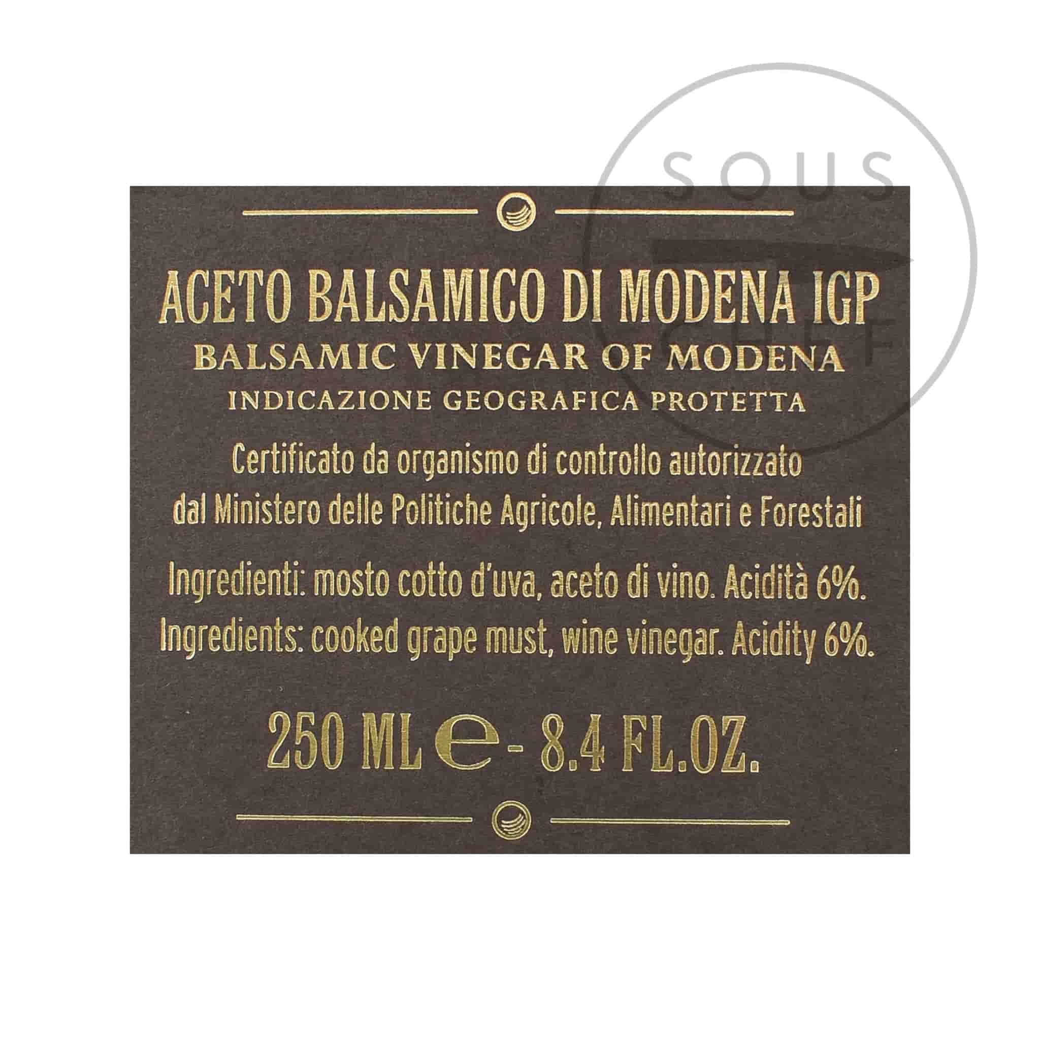 Giusti 4 Gold Medal Balsamic Vinegar 15 Year Aged, 250ml - Image 2