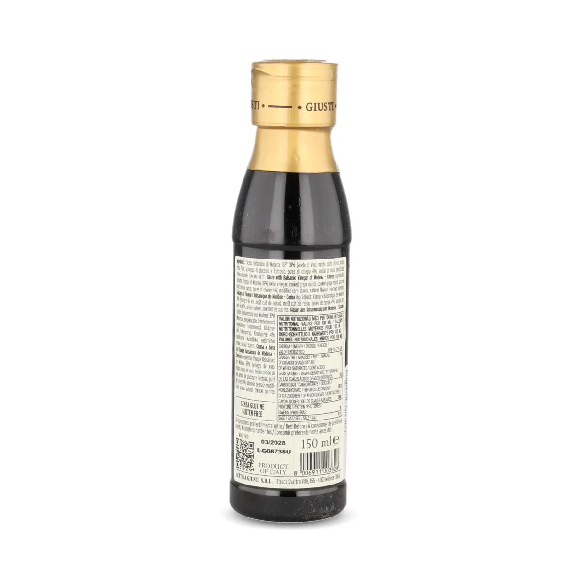 Giusti Balsamic Crema Cherry Glaze, 150ml - Image 2
