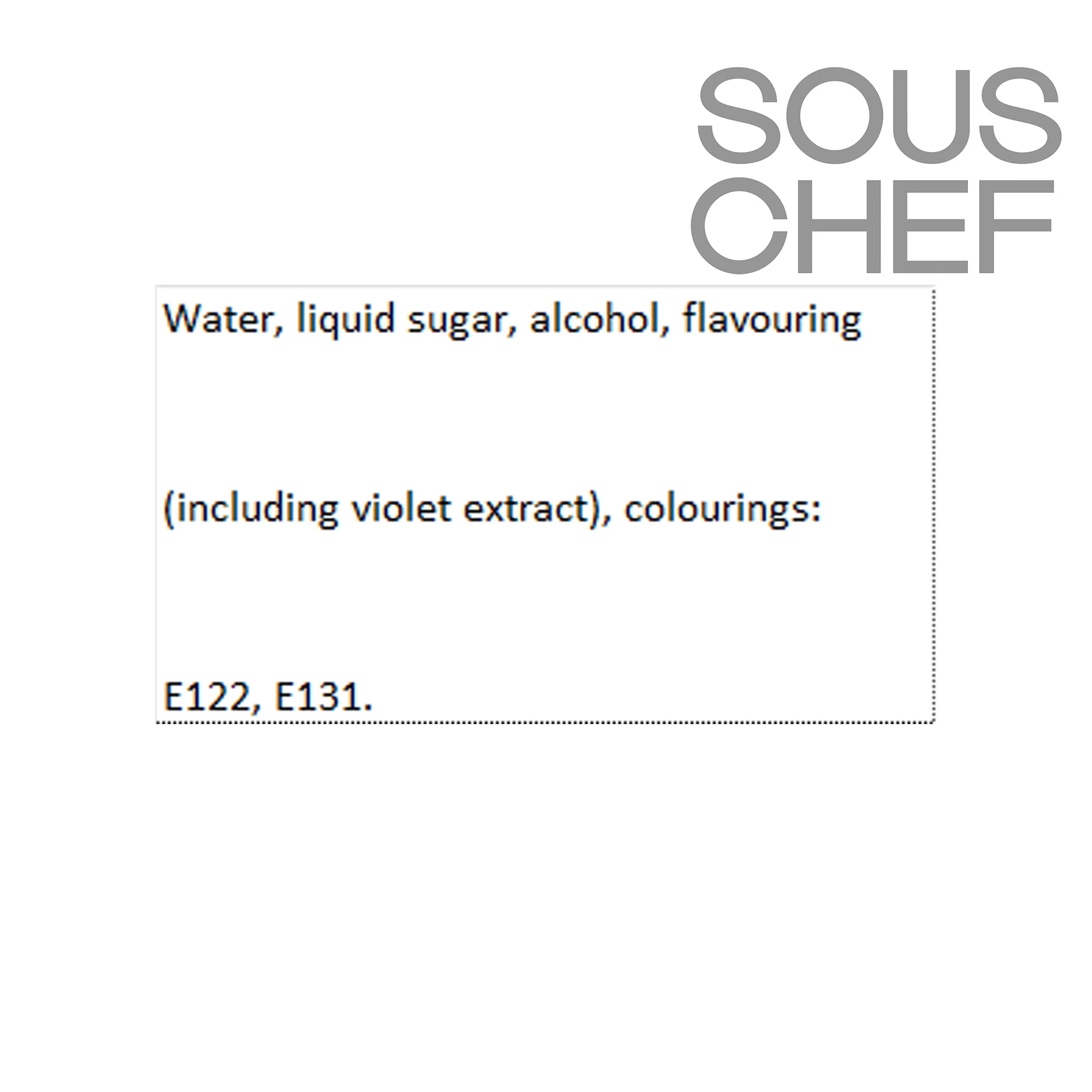 Grand Rubren Violet Liqueur 18%ABV, 500ml - Image 2