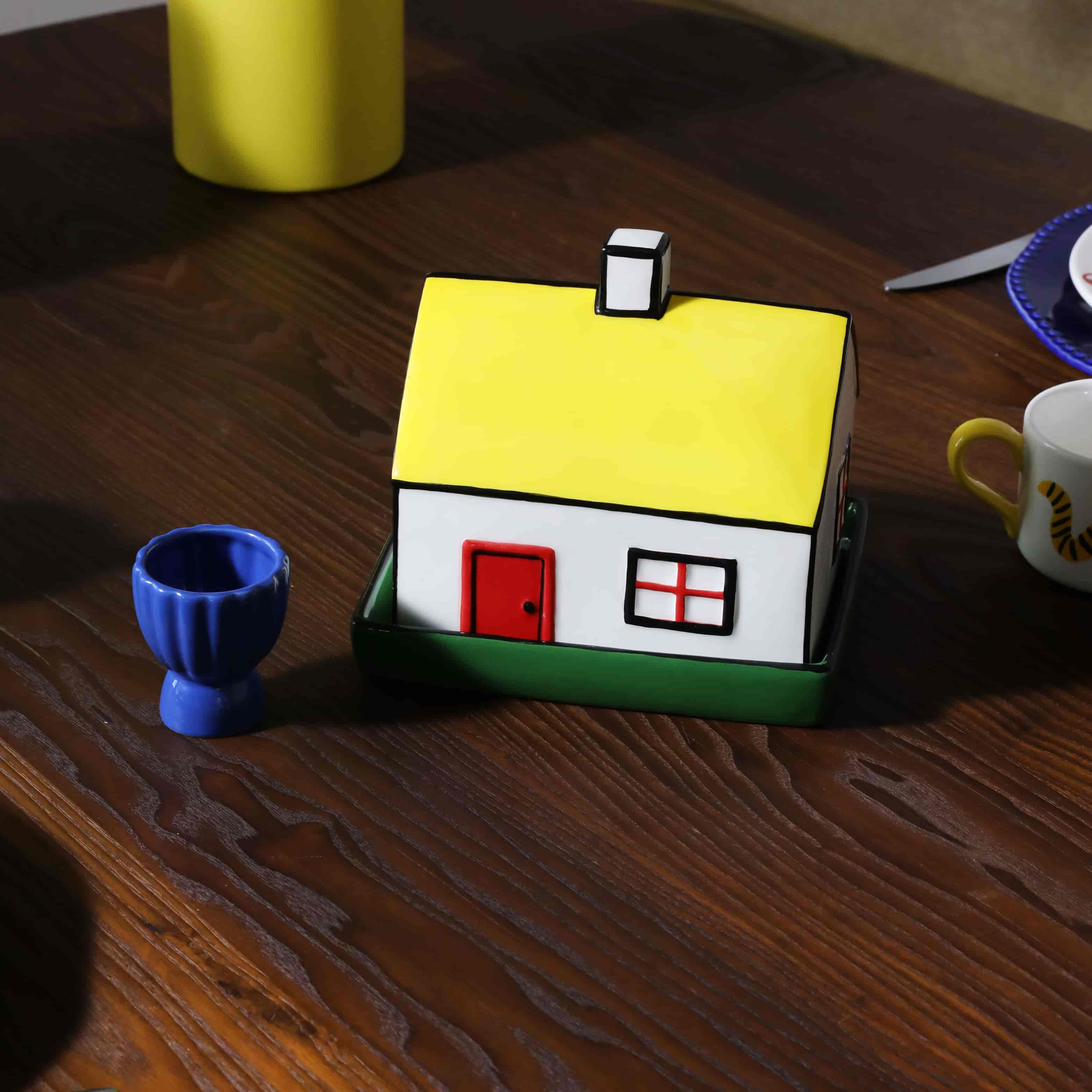 Haines House Ceramic Butter Dish, 16.5cm - Image 2
