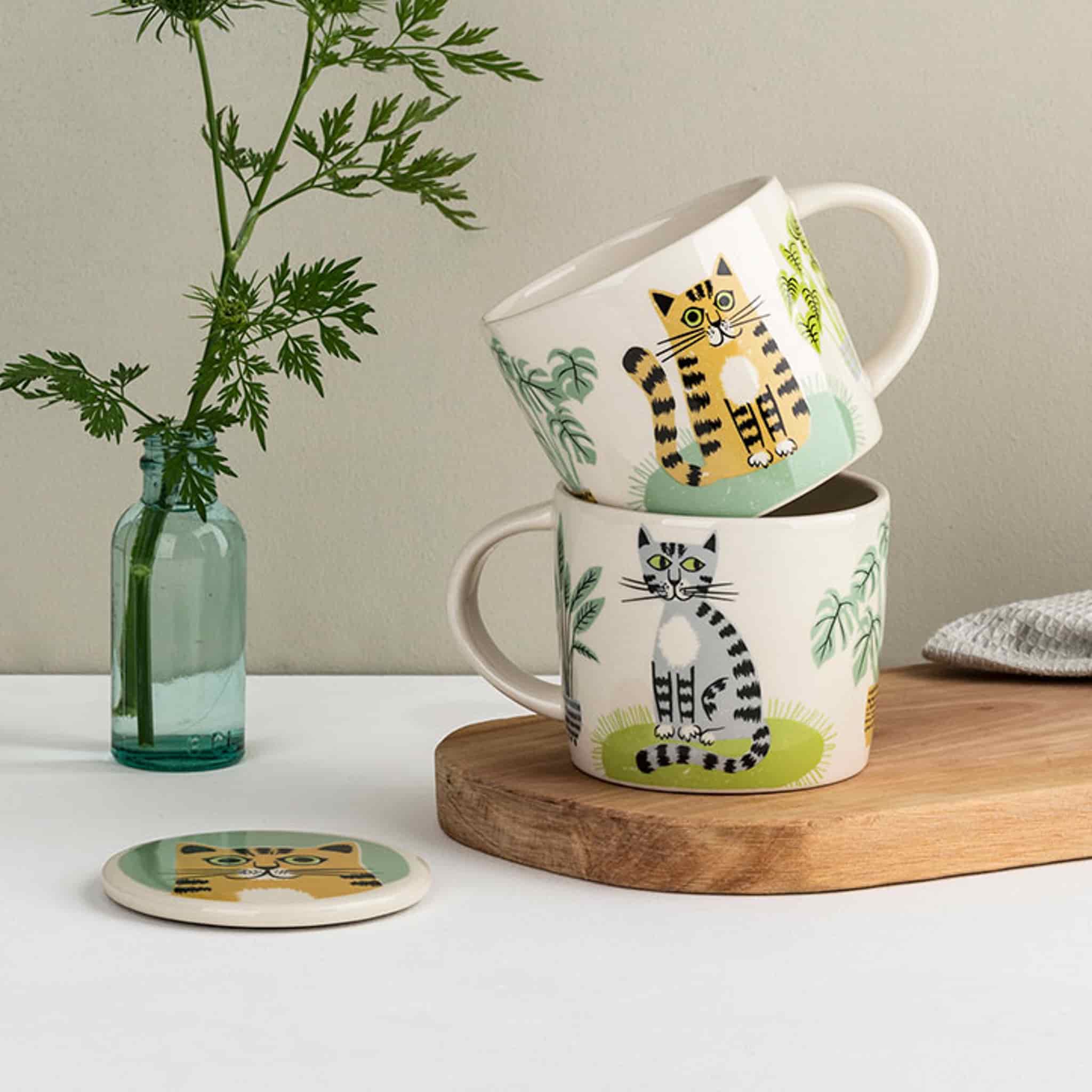 Hannah Turner Cat Mug, 350ml - Image 2