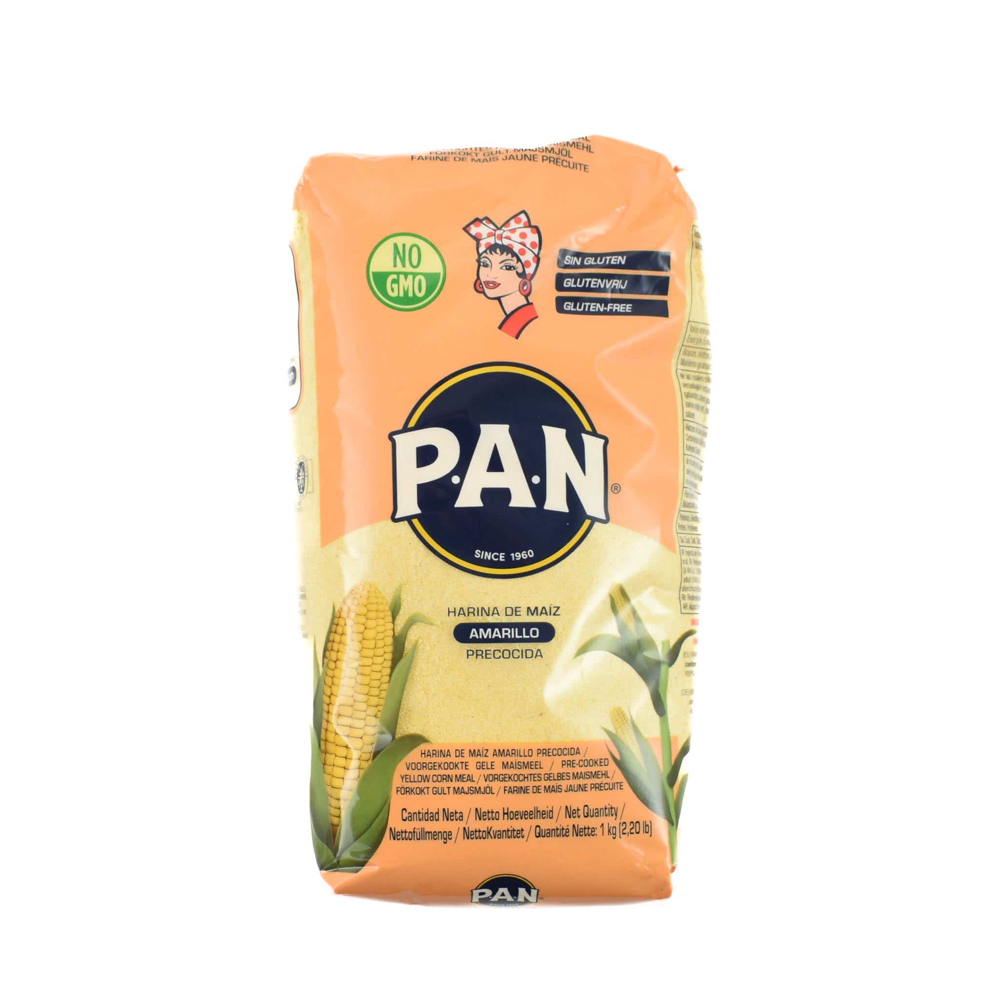 Harina Pan Masarepa Corn Flour, Yellow, 1kg