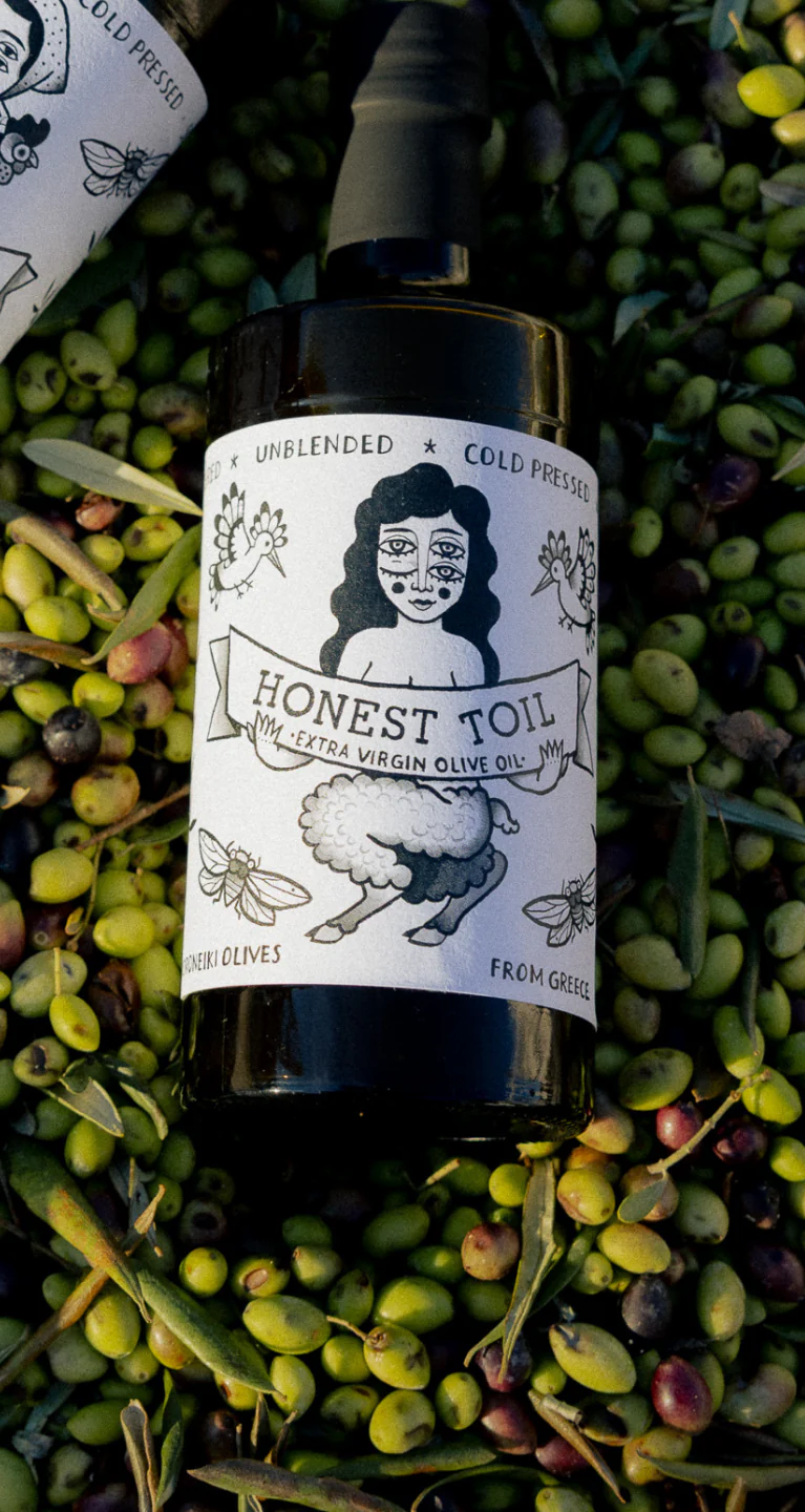 Honest Toil Extra Virgin Greek Olive Oil in Dark Bottle, 500ml - Image 4