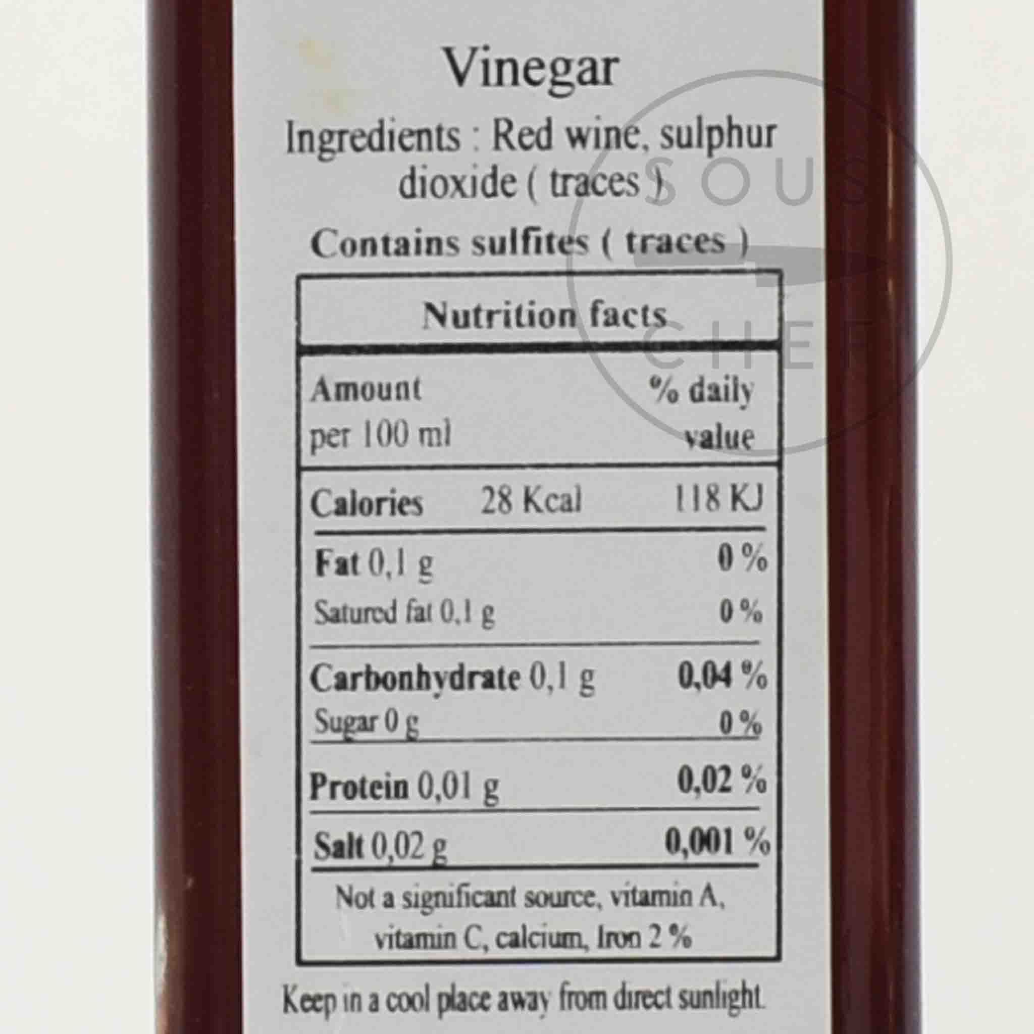 Huilerie Beaujolaise 3 Year Aged Red Wine Vinegar, 250ml - Image 2