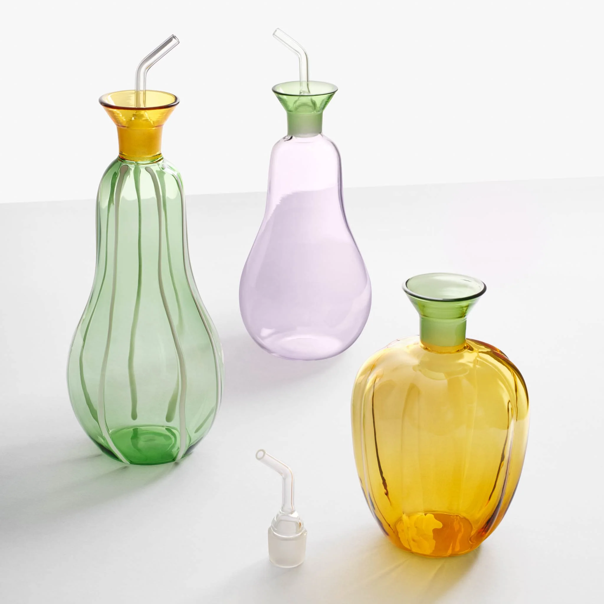 Ichendorf Milano Purple Eggplant Shaped Oil Bottle - Image 2
