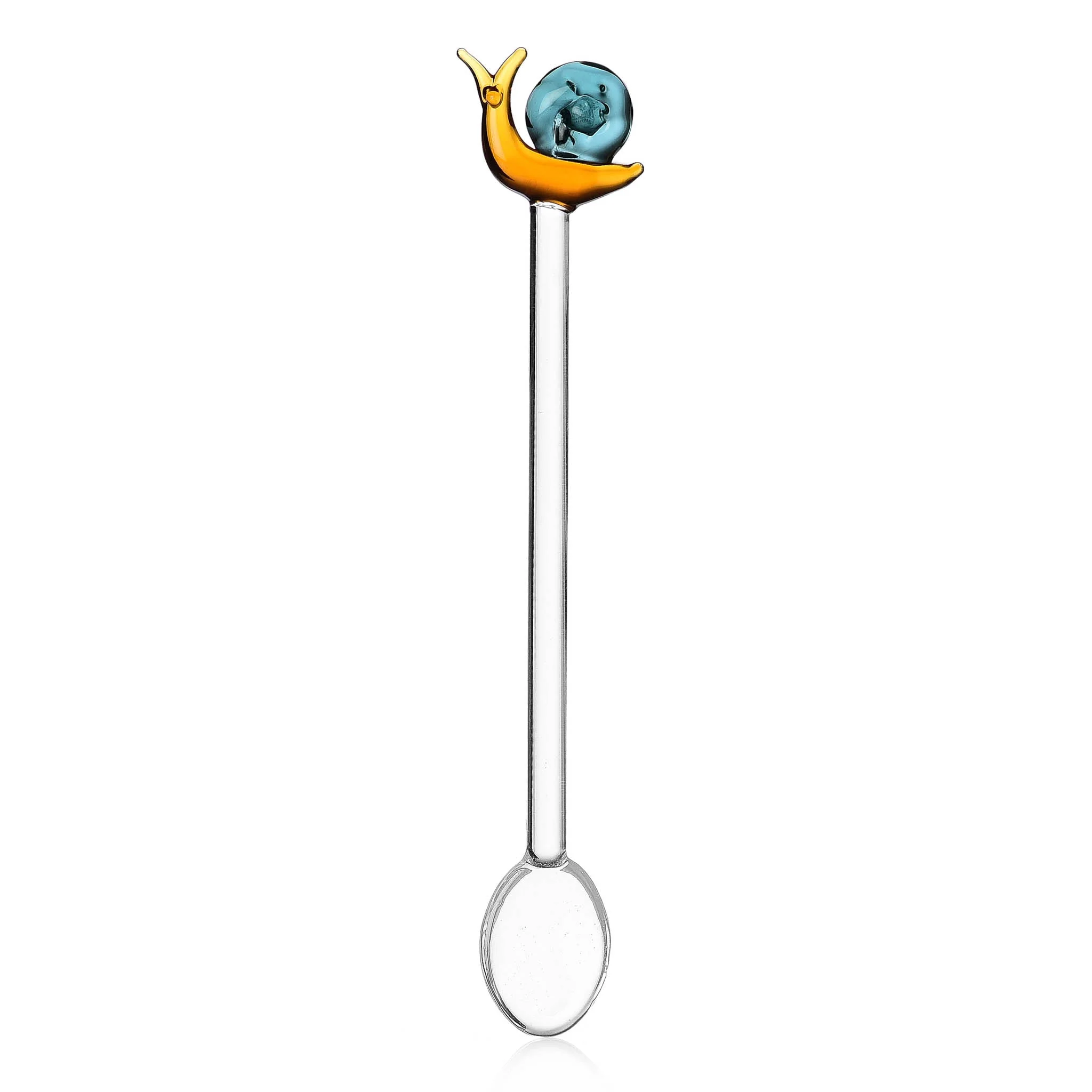 Ichendorf Milano Snail and Frog Set of 2 Stirring Spoons, 15cm - Image 2