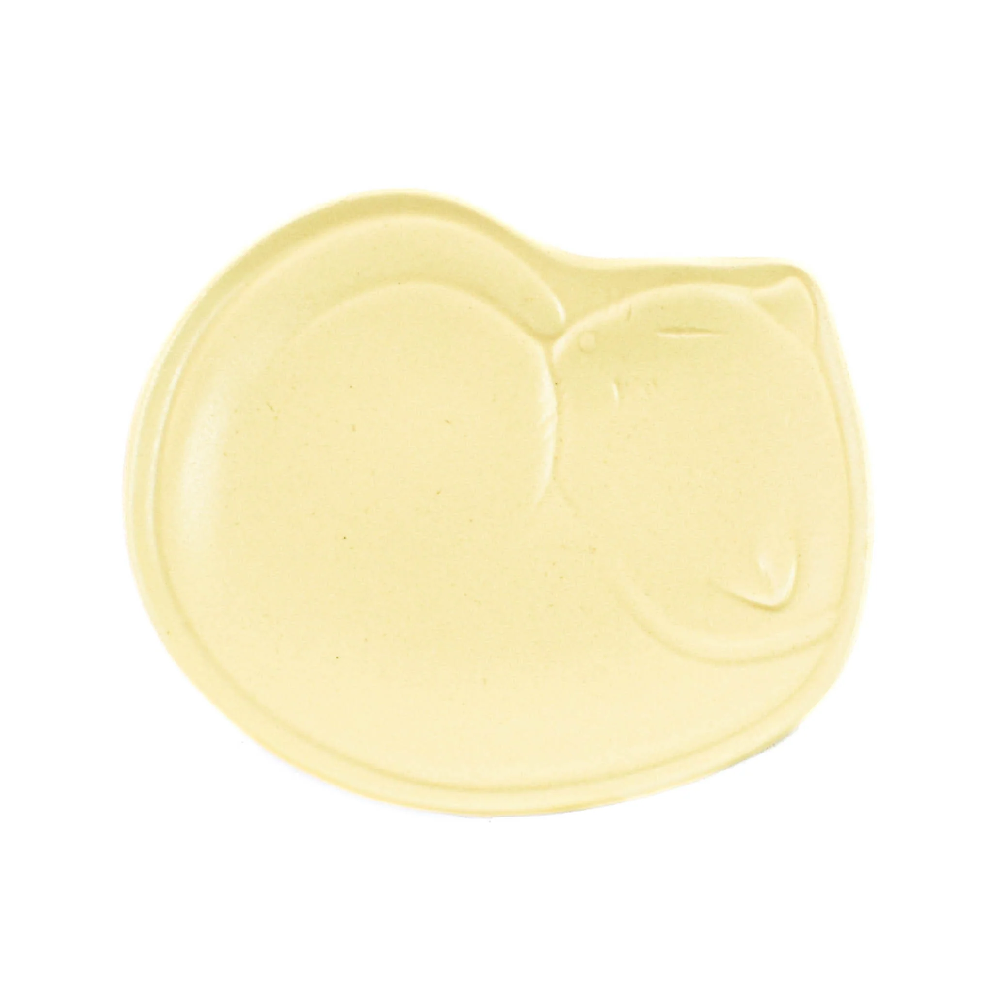 Ivory Cat Japanese Small Plate, 11cm