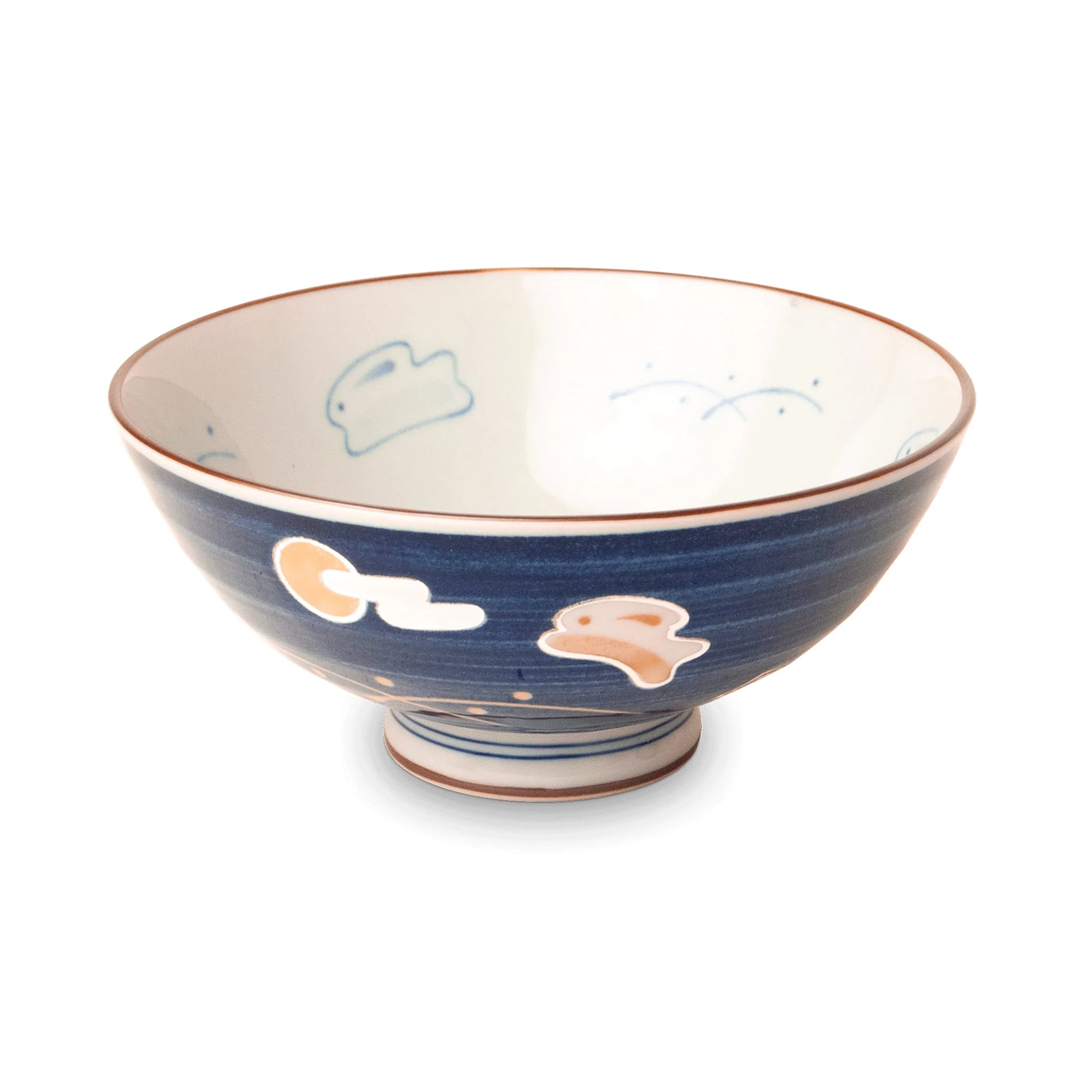 Japanese Rabbit Rice Bowl, 14cm