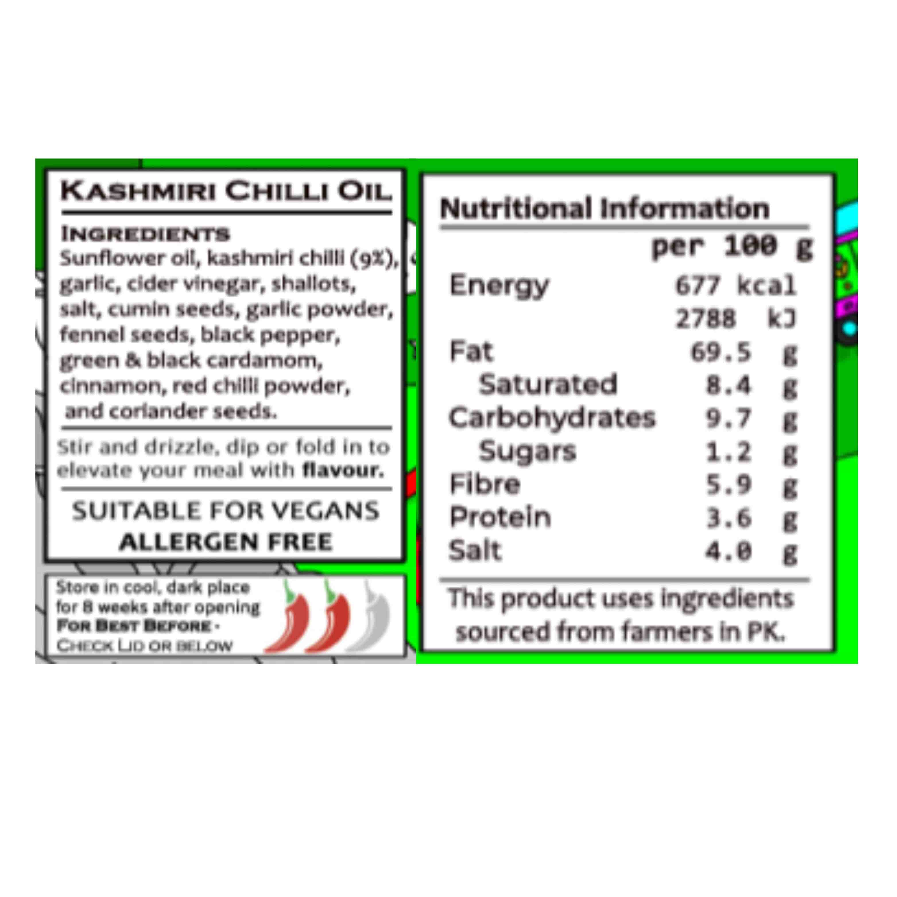 Kashmiri Chilli Oil, 160g - Image 3