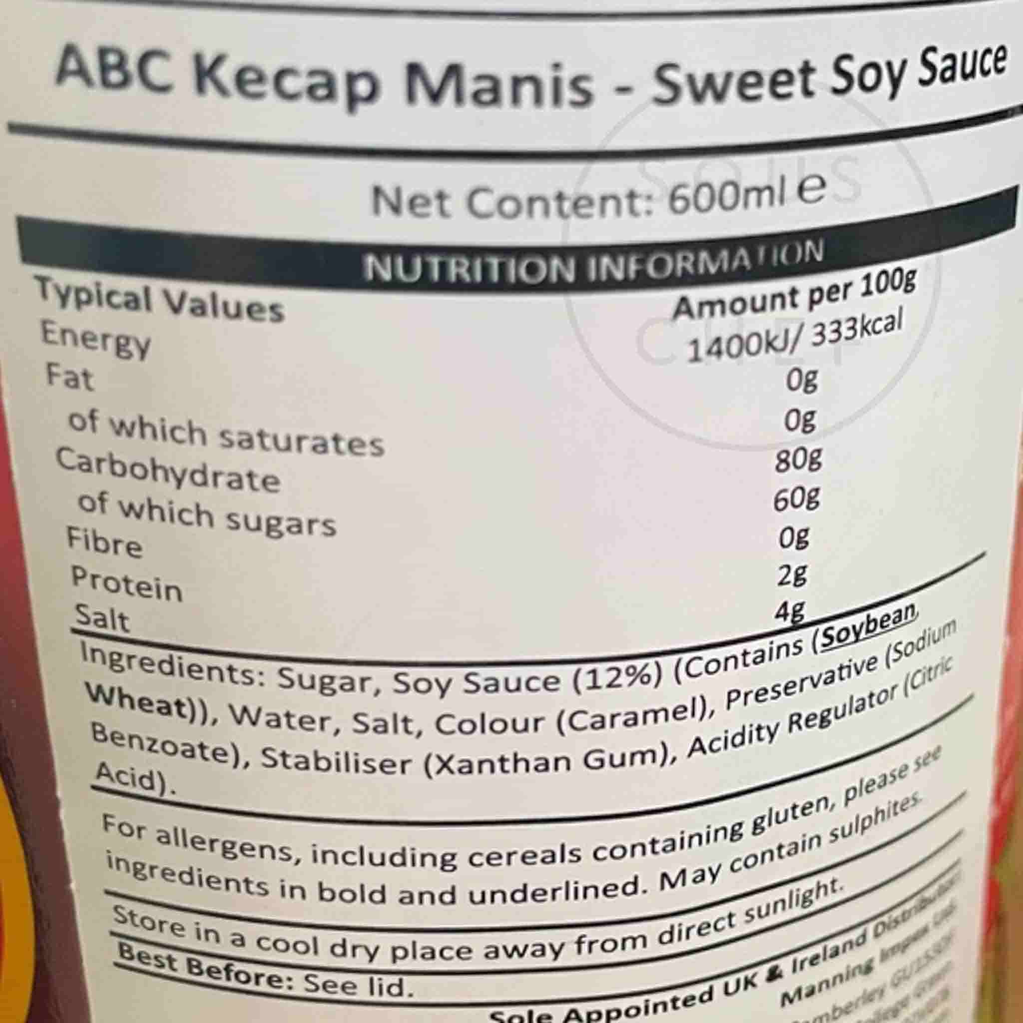 Kecap Manis Sweet Soy Sauce, 600ml - Image 3